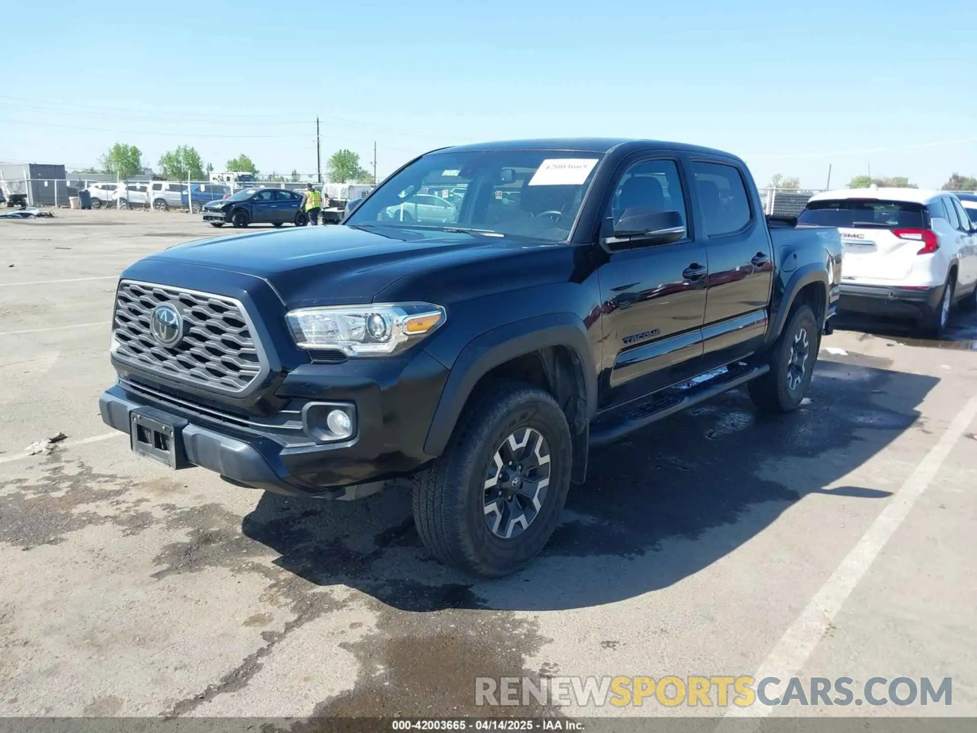 2 Photograph of a damaged car 3TMCZ5AN3MM421868 TOYOTA TACOMA 2021