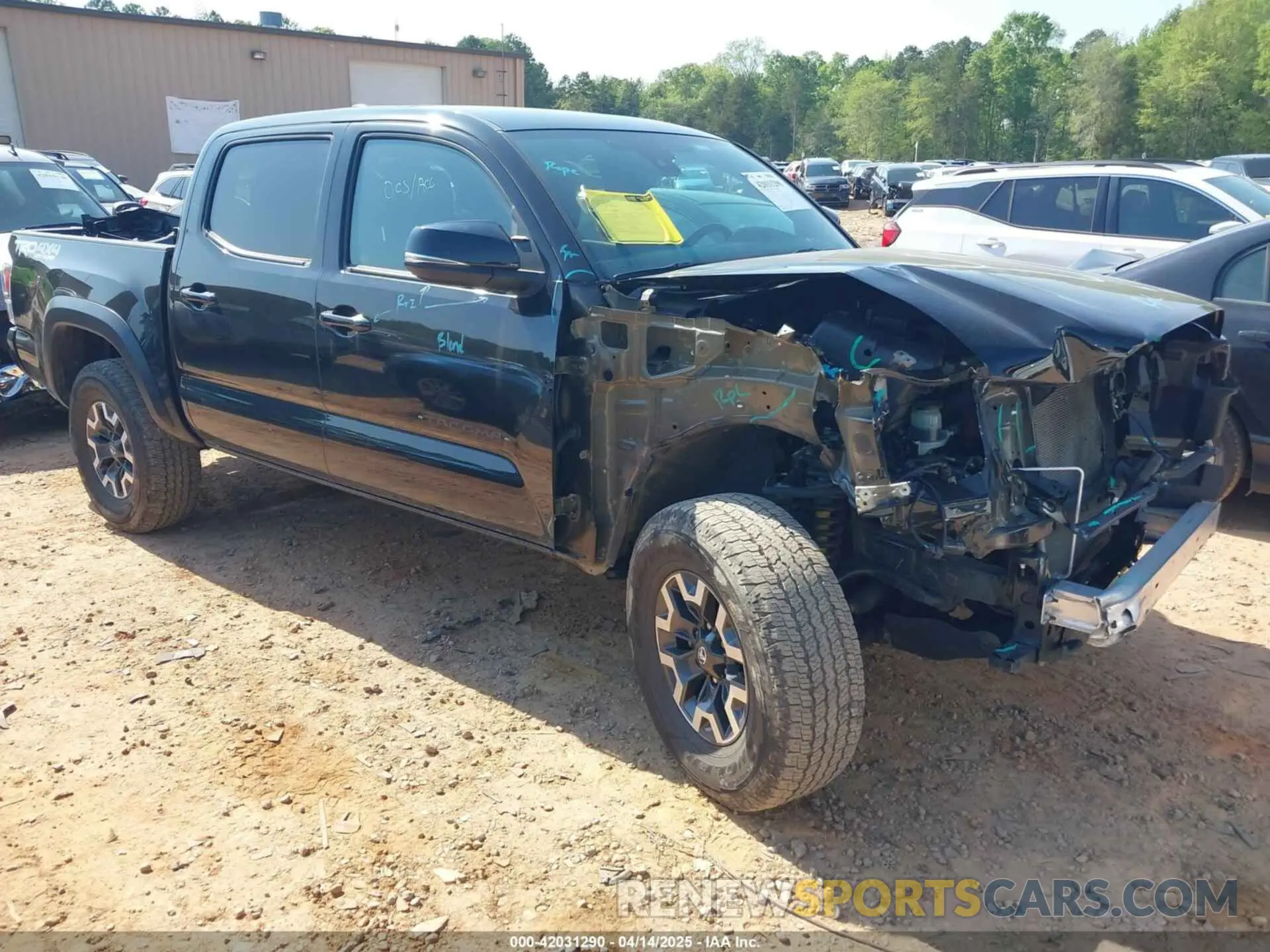 1 Photograph of a damaged car 3TMCZ5AN3MM423247 TOYOTA TACOMA 2021