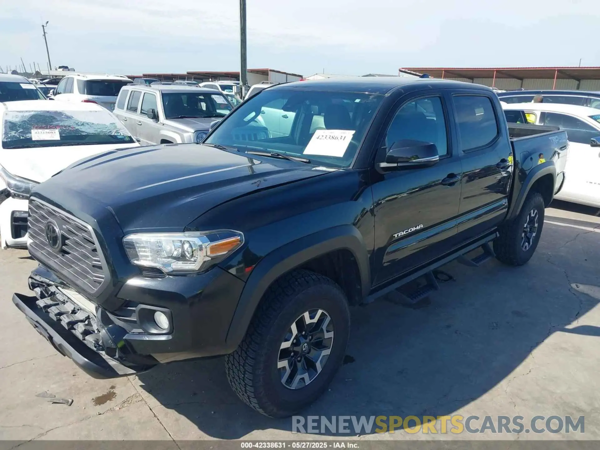 2 Photograph of a damaged car 3TMCZ5AN3MM427802 TOYOTA TACOMA 2021