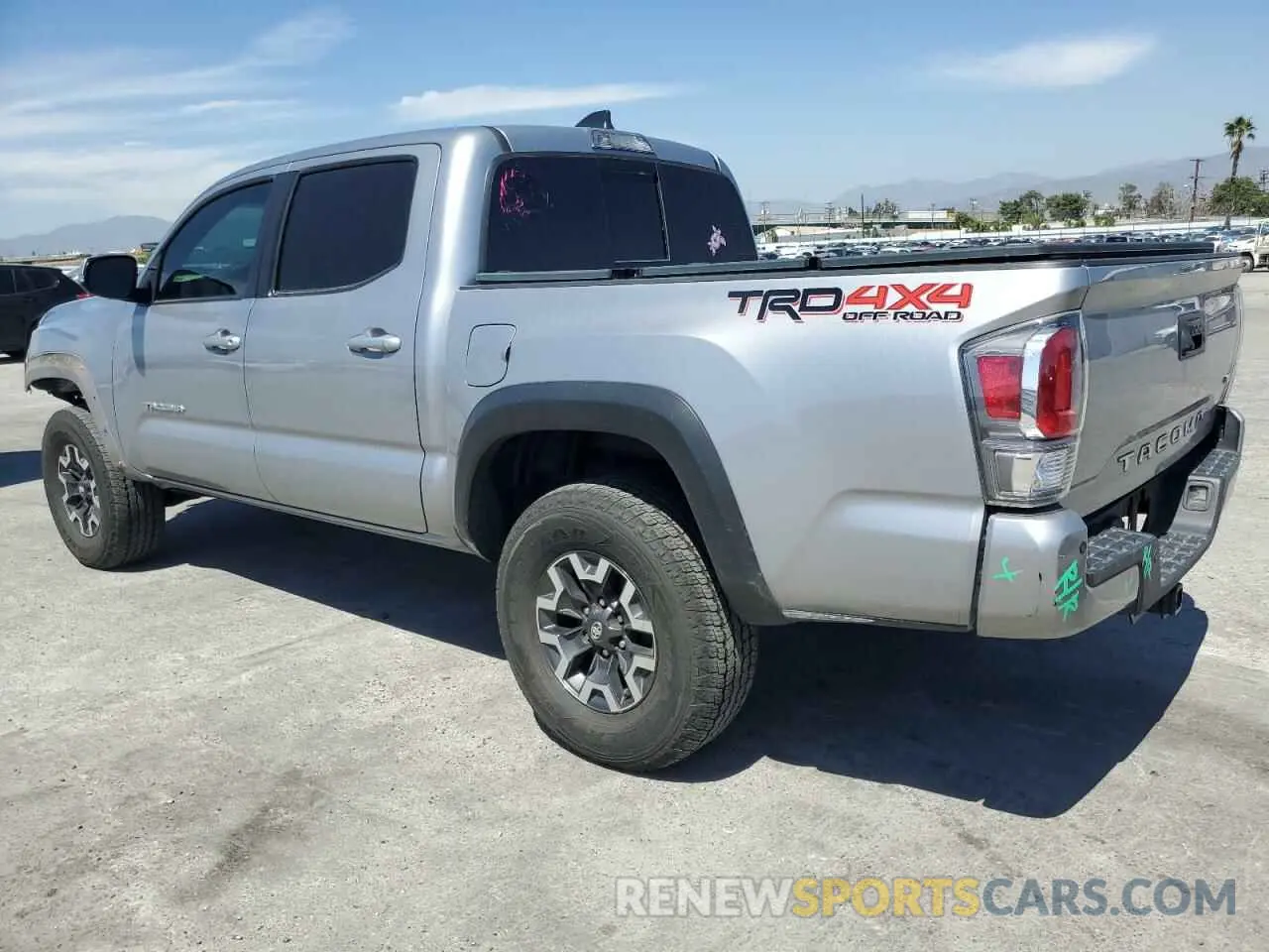 2 Photograph of a damaged car 3TMCZ5AN3MM432675 TOYOTA TACOMA 2021