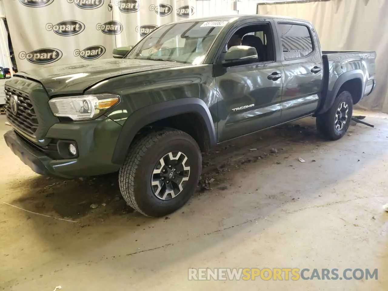2 Photograph of a damaged car 3TMCZ5AN3MM451890 TOYOTA TACOMA 2021