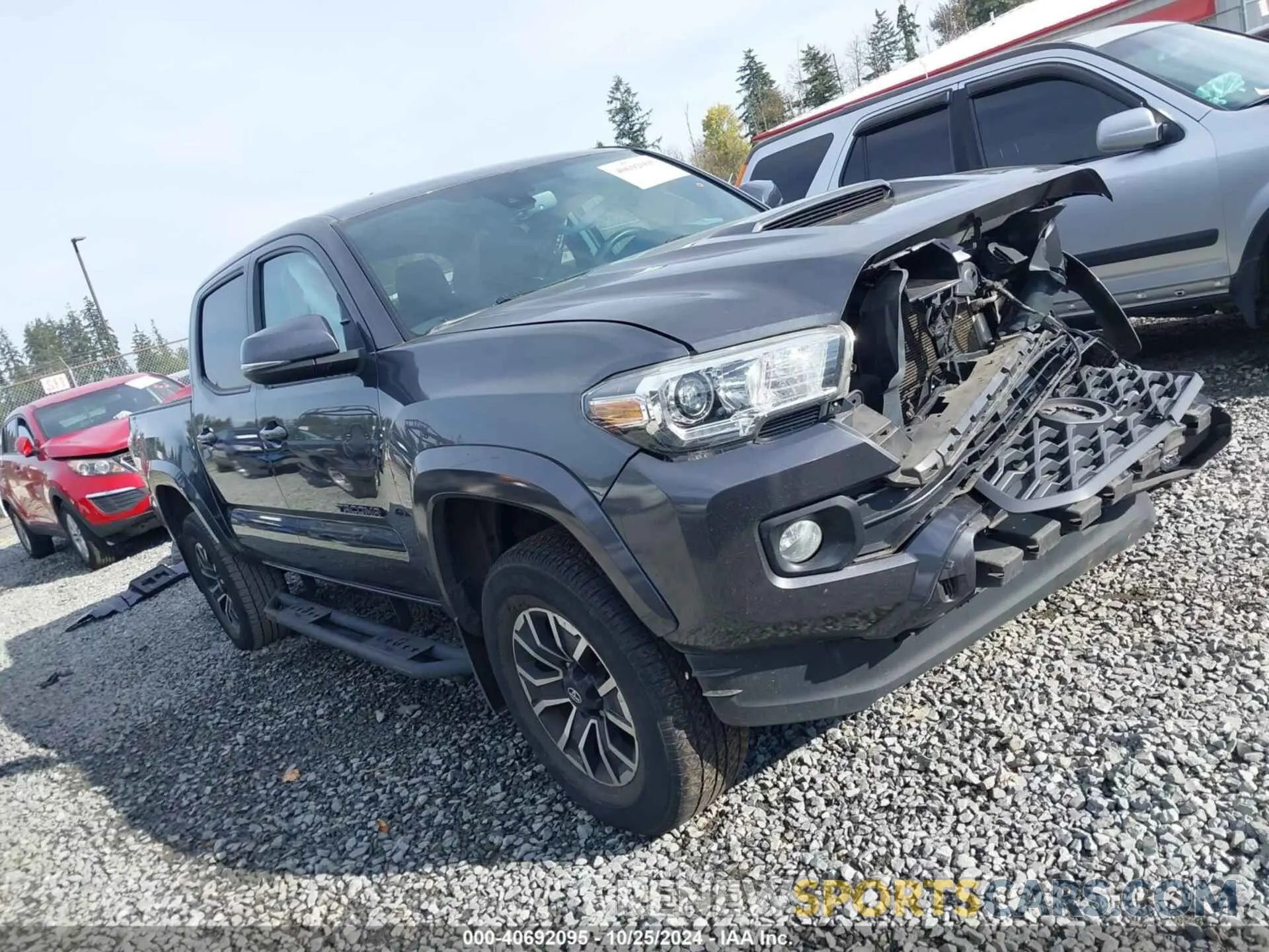 1 Photograph of a damaged car 3TMCZ5AN4MM387200 TOYOTA TACOMA 2021