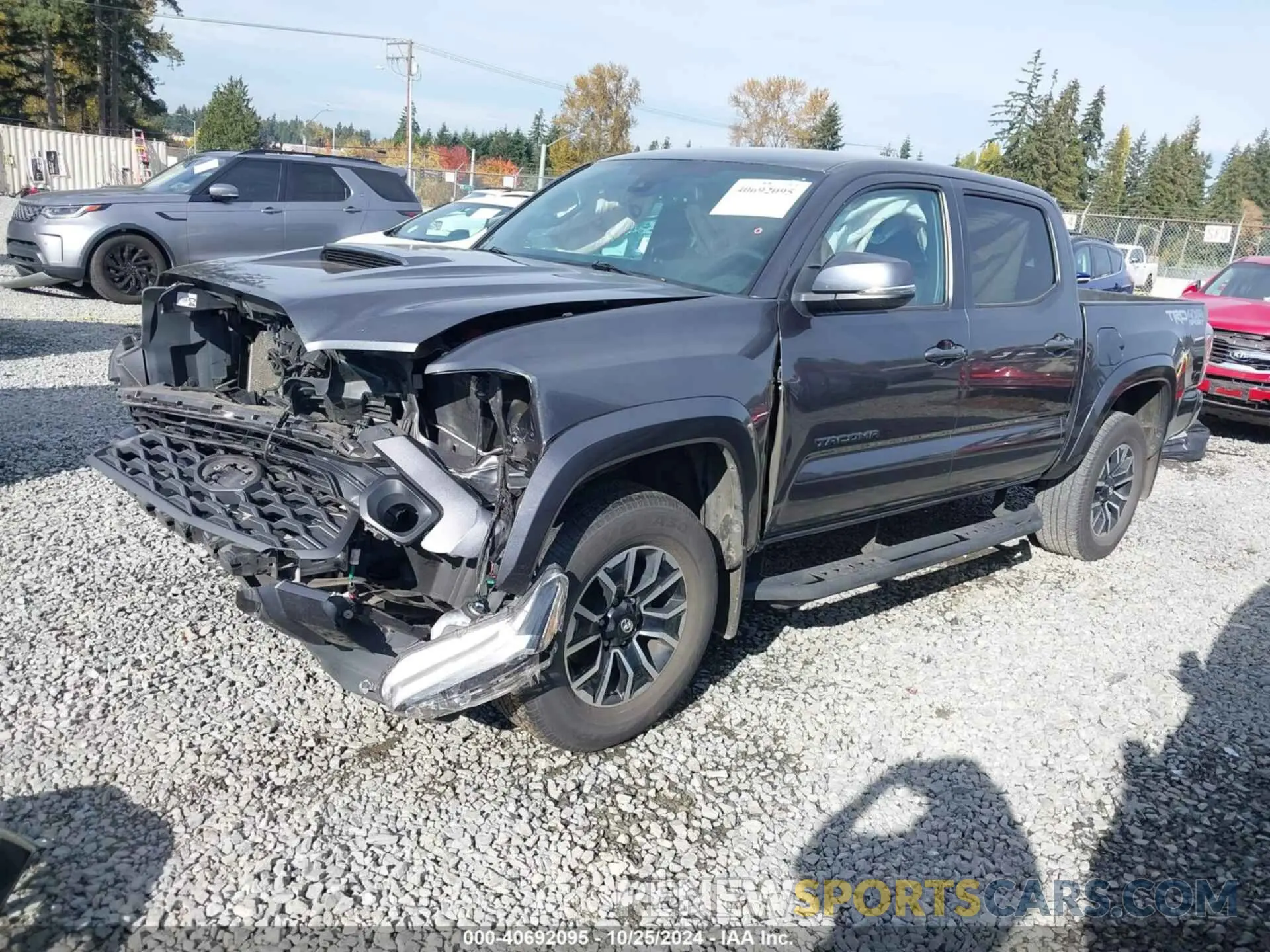 2 Photograph of a damaged car 3TMCZ5AN4MM387200 TOYOTA TACOMA 2021