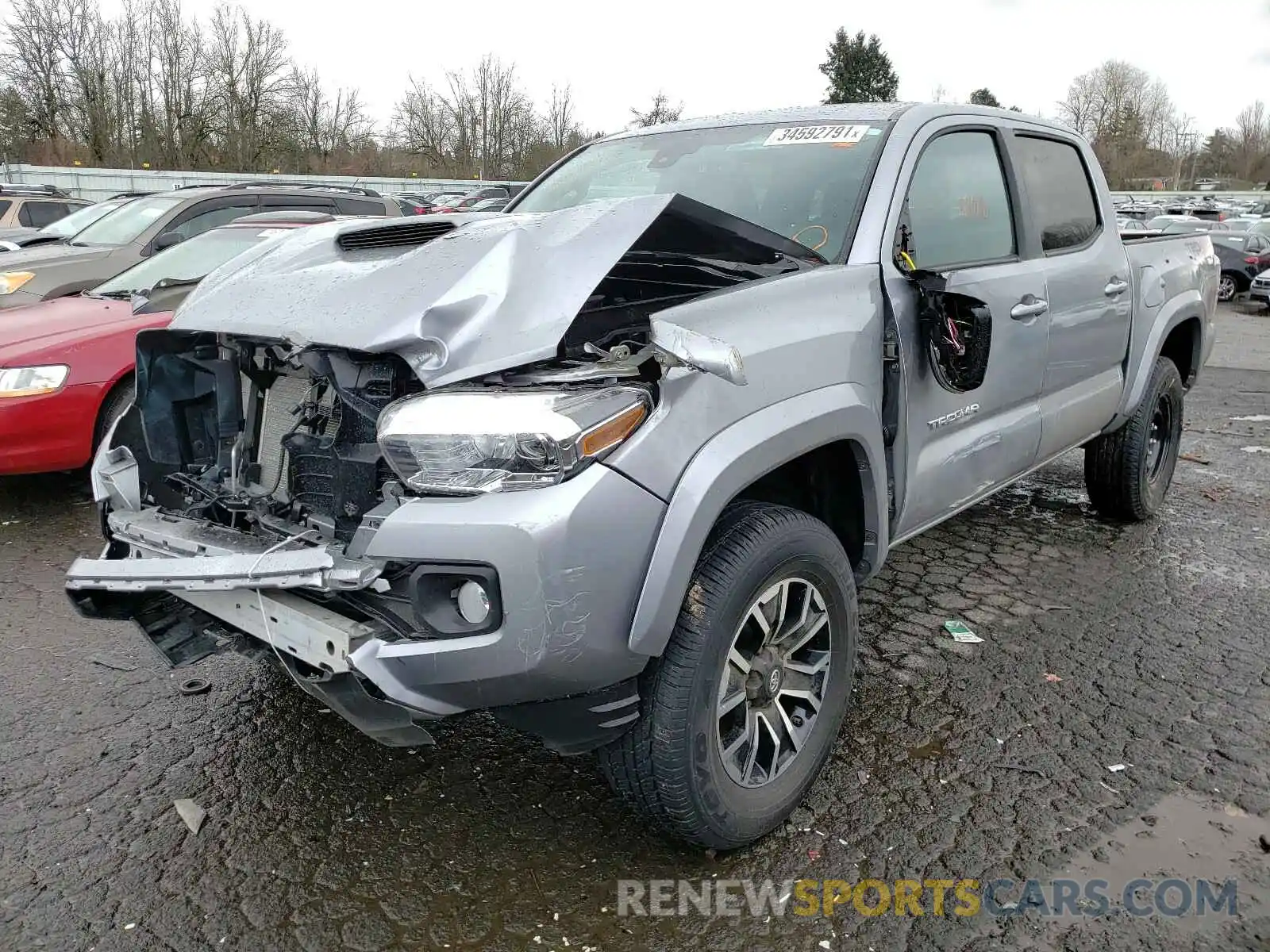 2 Photograph of a damaged car 3TMCZ5AN4MM392932 TOYOTA TACOMA 2021