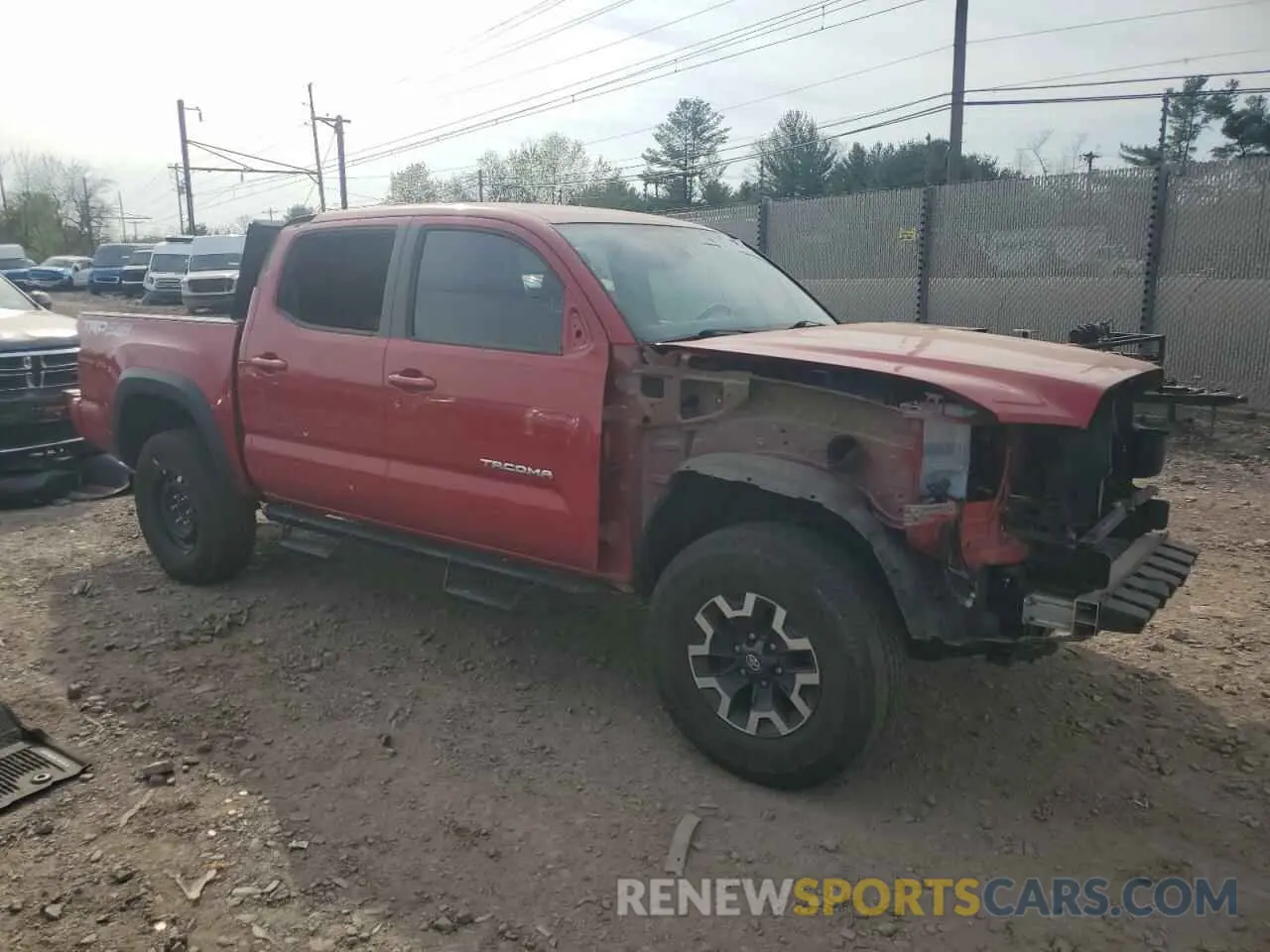 4 Photograph of a damaged car 3TMCZ5AN4MM394406 TOYOTA TACOMA 2021
