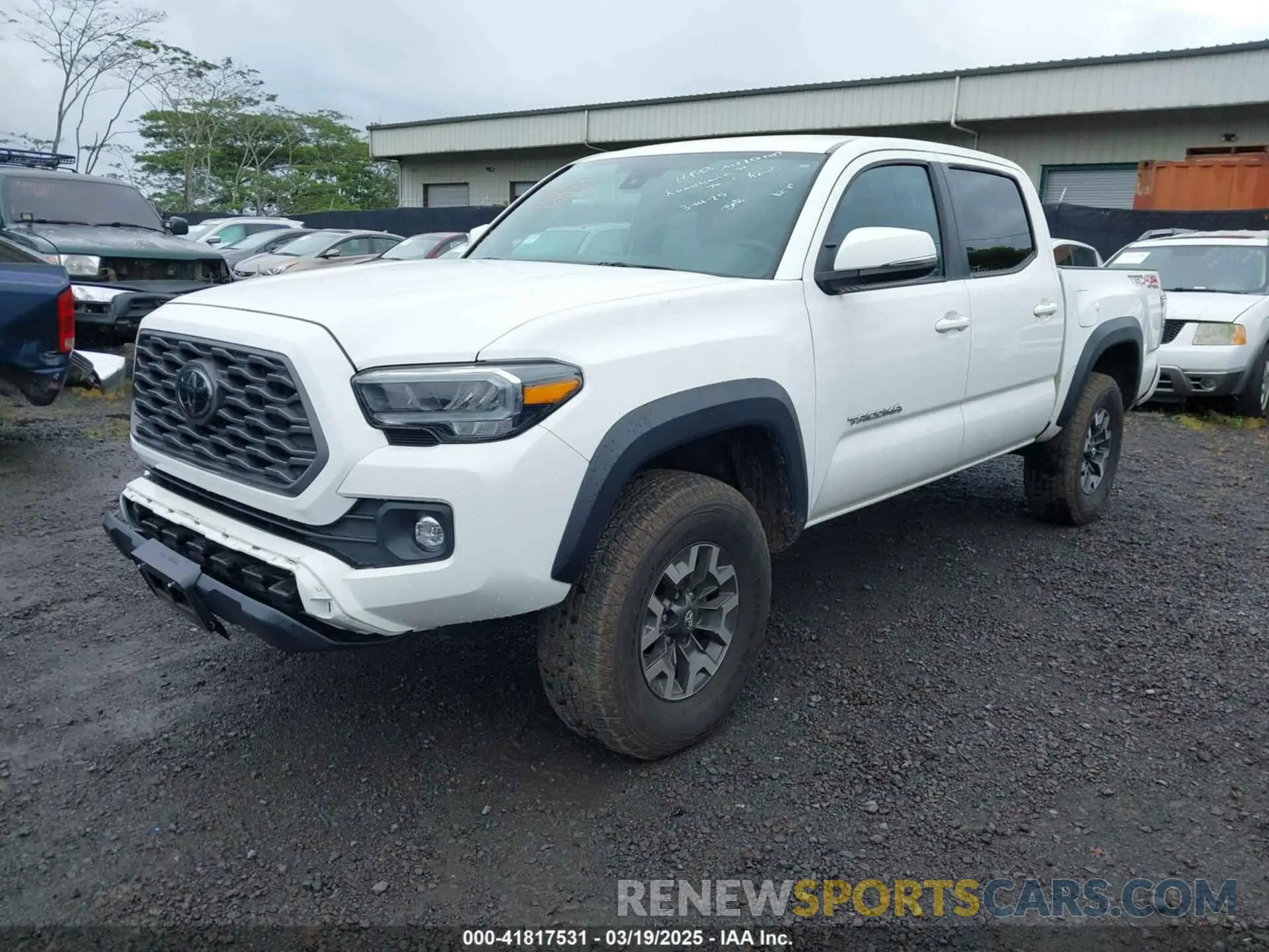 2 Photograph of a damaged car 3TMCZ5AN4MM413939 TOYOTA TACOMA 2021