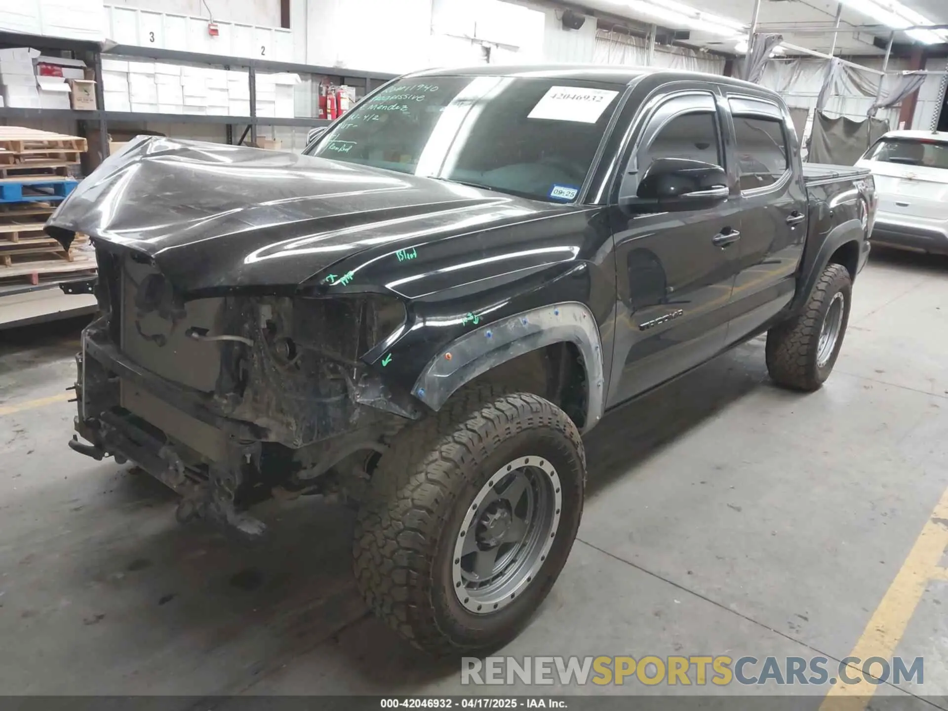 2 Photograph of a damaged car 3TMCZ5AN4MM448304 TOYOTA TACOMA 2021