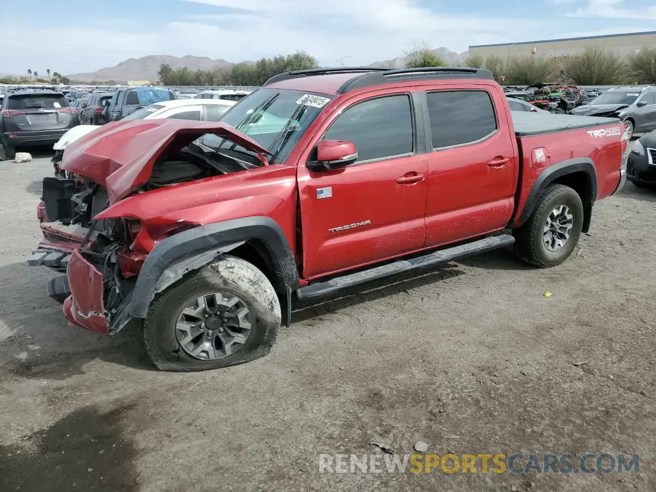 1 Photograph of a damaged car 3TMCZ5AN5MM372382 TOYOTA TACOMA 2021