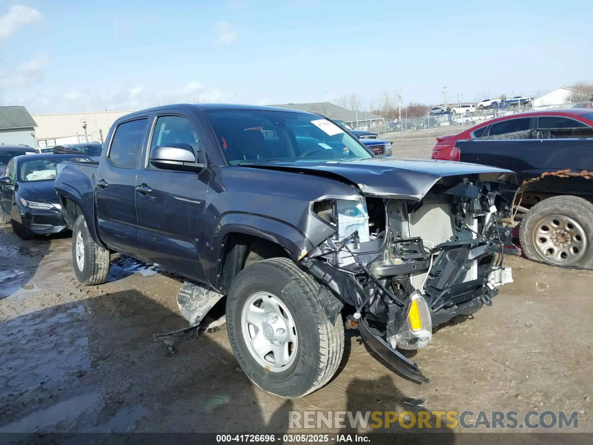 1 Photograph of a damaged car 3TMCZ5AN5MM377663 TOYOTA TACOMA 2021
