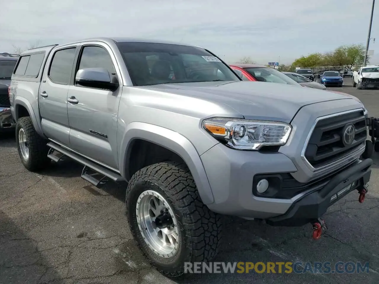 4 Photograph of a damaged car 3TMCZ5AN5MM407597 TOYOTA TACOMA 2021