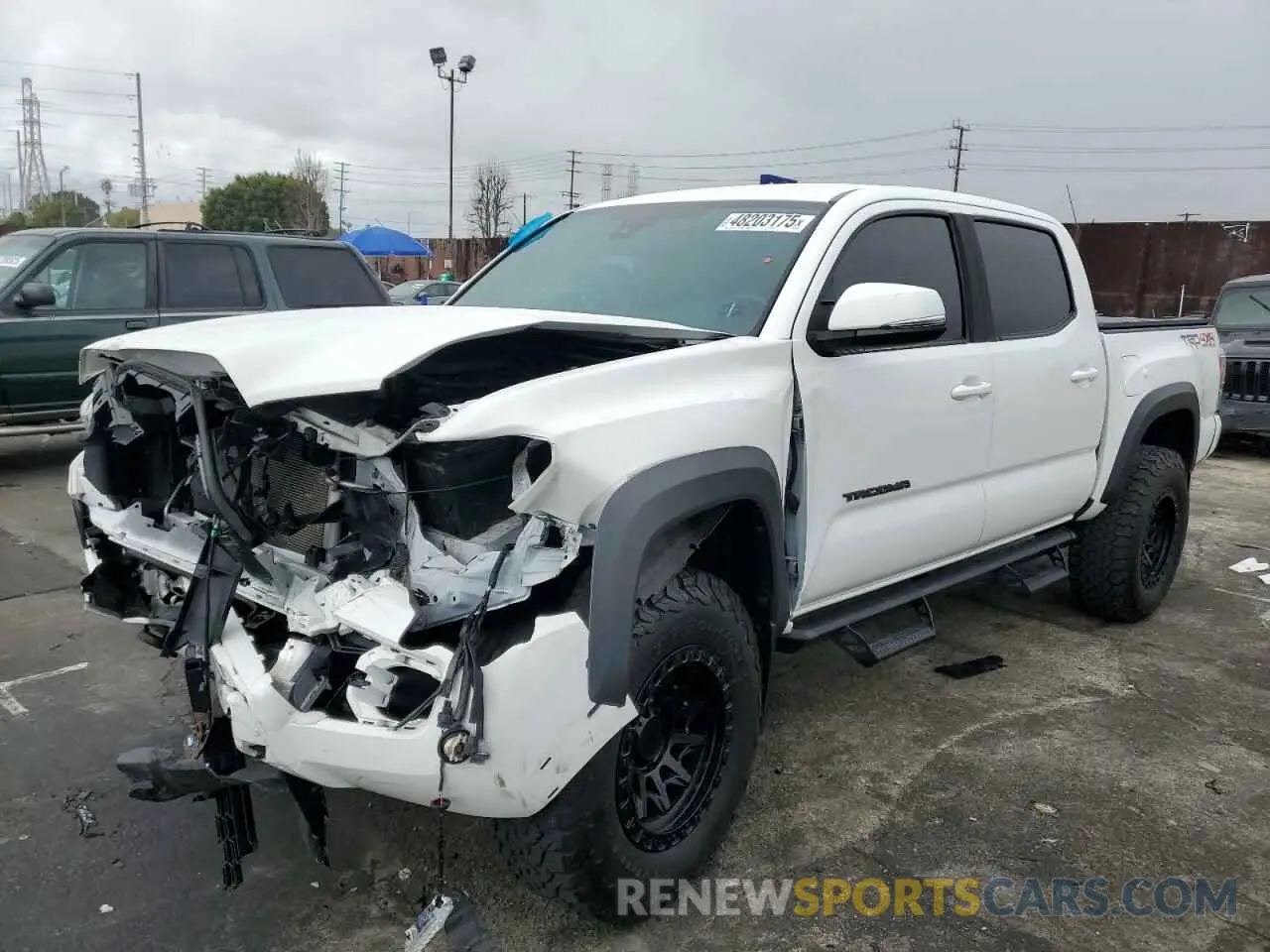 1 Photograph of a damaged car 3TMCZ5AN5MM431429 TOYOTA TACOMA 2021