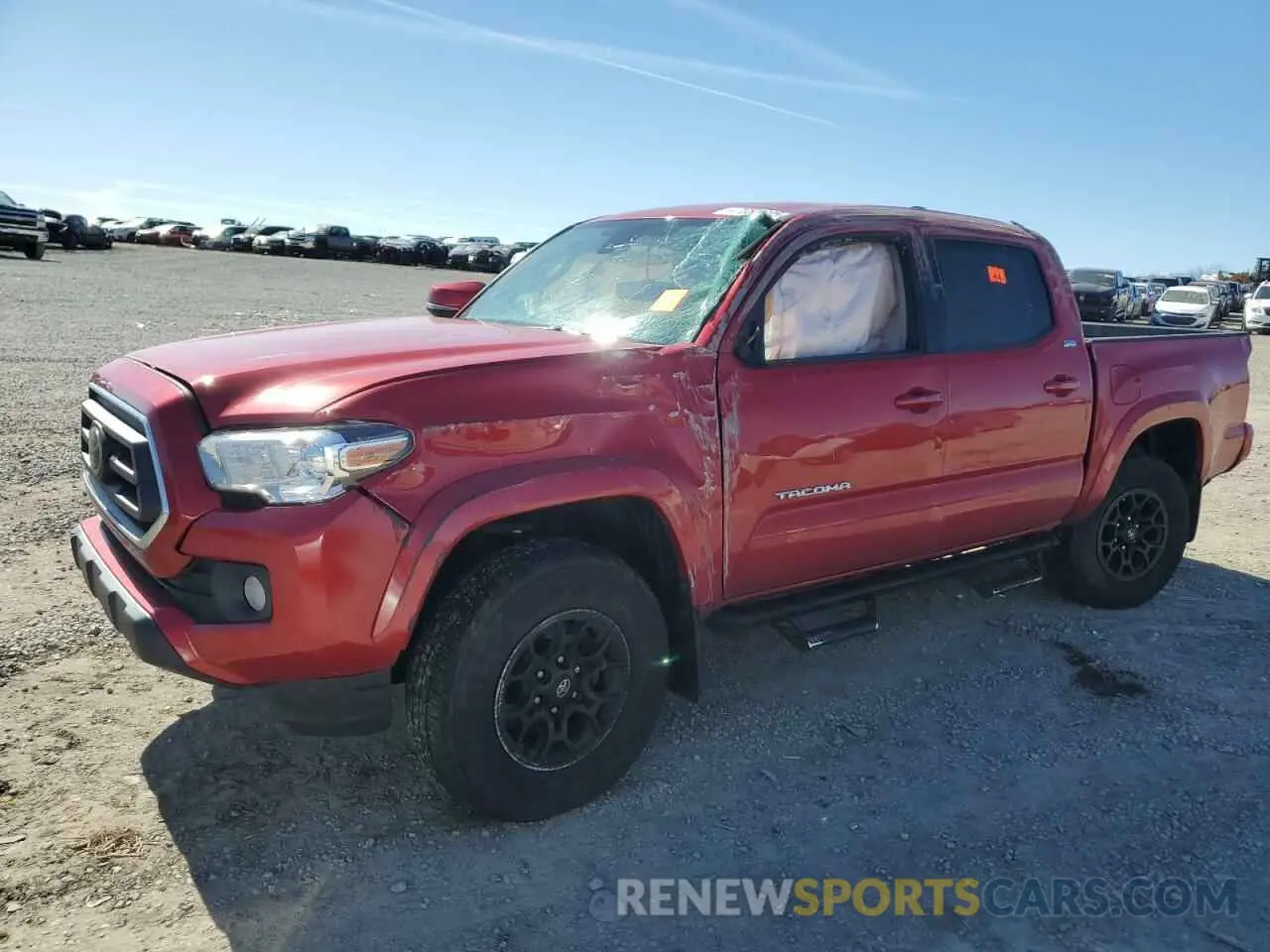 1 Photograph of a damaged car 3TMCZ5AN5MM435562 TOYOTA TACOMA 2021