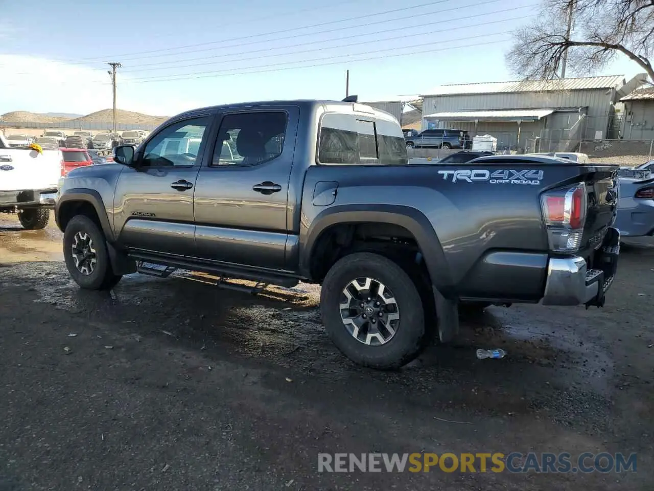 2 Photograph of a damaged car 3TMCZ5AN5MM436971 TOYOTA TACOMA 2021