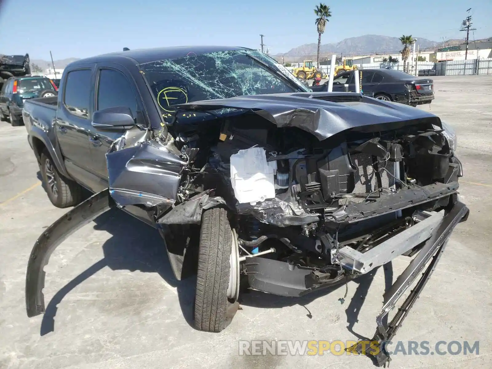 9 Photograph of a damaged car 3TMCZ5AN6MM372682 TOYOTA TACOMA 2021