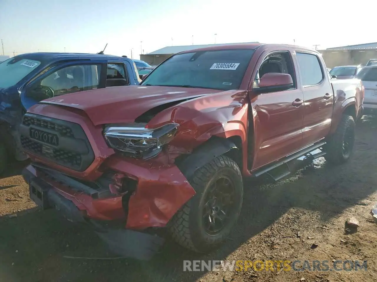 1 Photograph of a damaged car 3TMCZ5AN6MM386825 TOYOTA TACOMA 2021