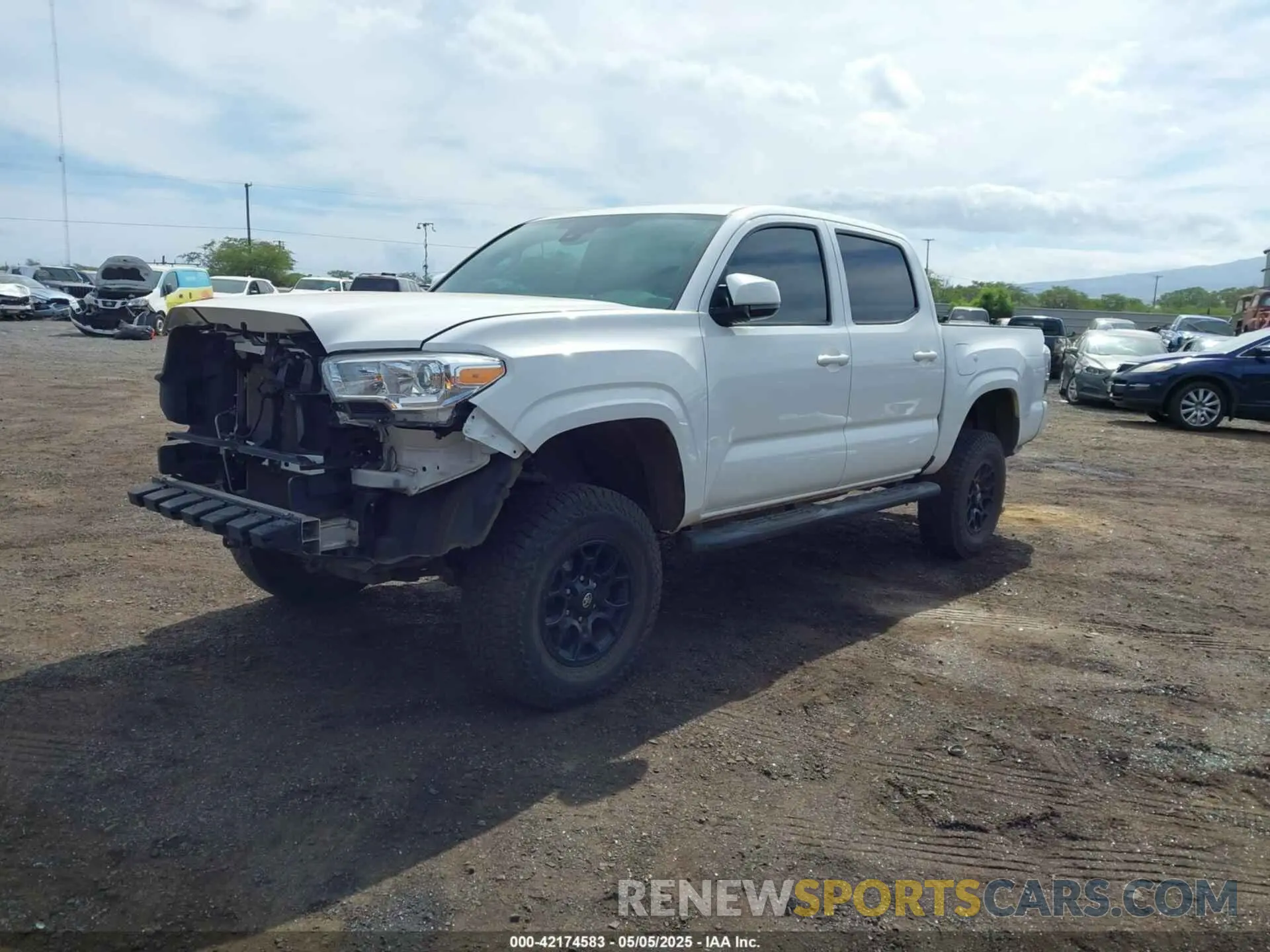 2 Photograph of a damaged car 3TMCZ5AN6MM389742 TOYOTA TACOMA 2021