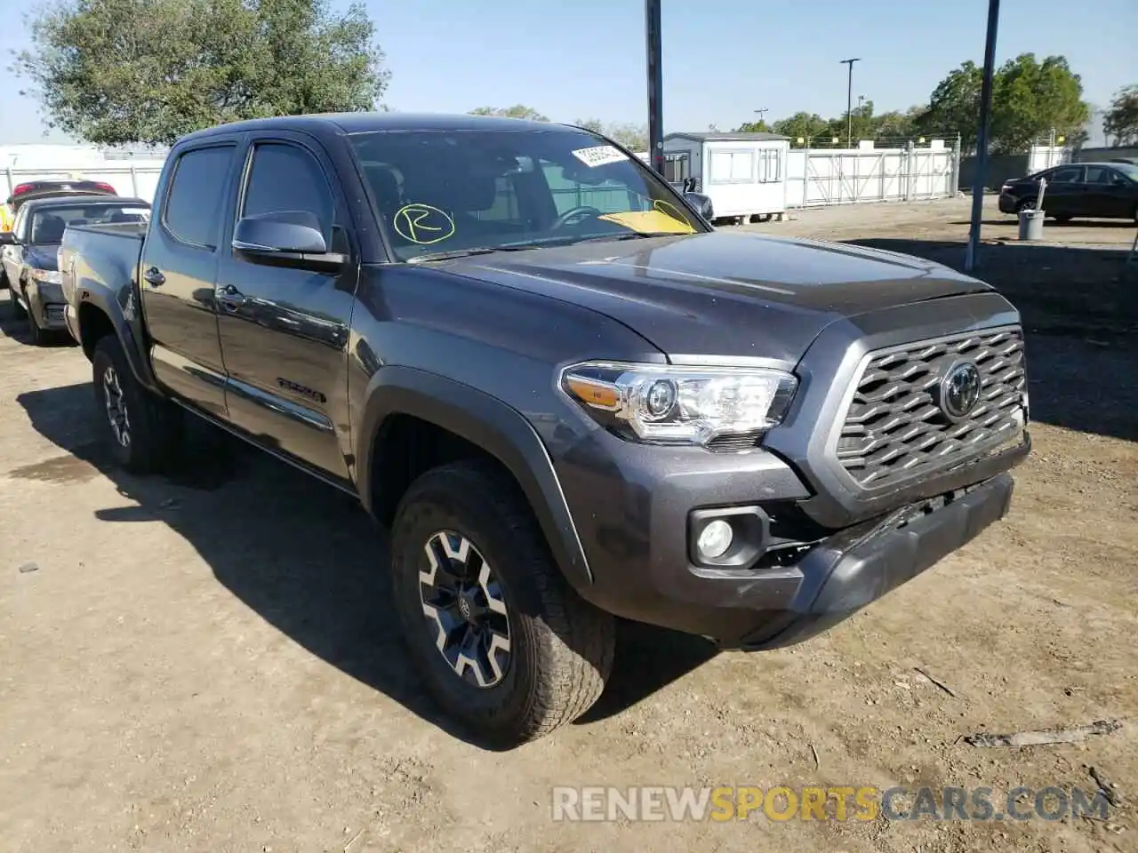 1 Photograph of a damaged car 3TMCZ5AN6MM393628 TOYOTA TACOMA 2021