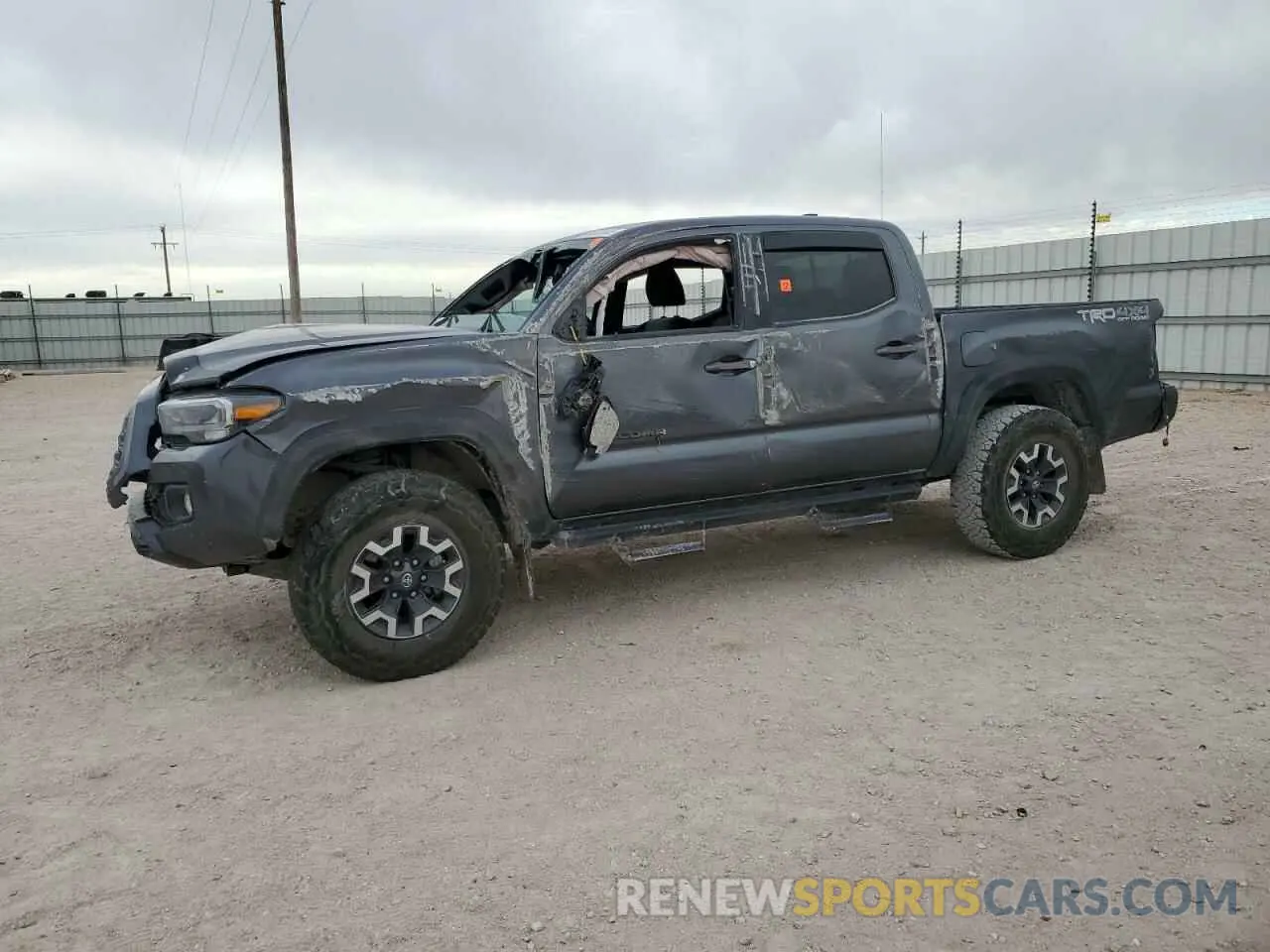 1 Photograph of a damaged car 3TMCZ5AN6MM412159 TOYOTA TACOMA 2021