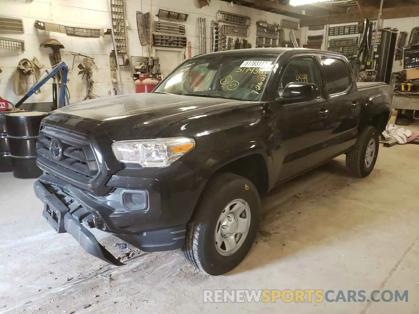 2 Photograph of a damaged car 3TMCZ5AN6MM415563 TOYOTA TACOMA 2021