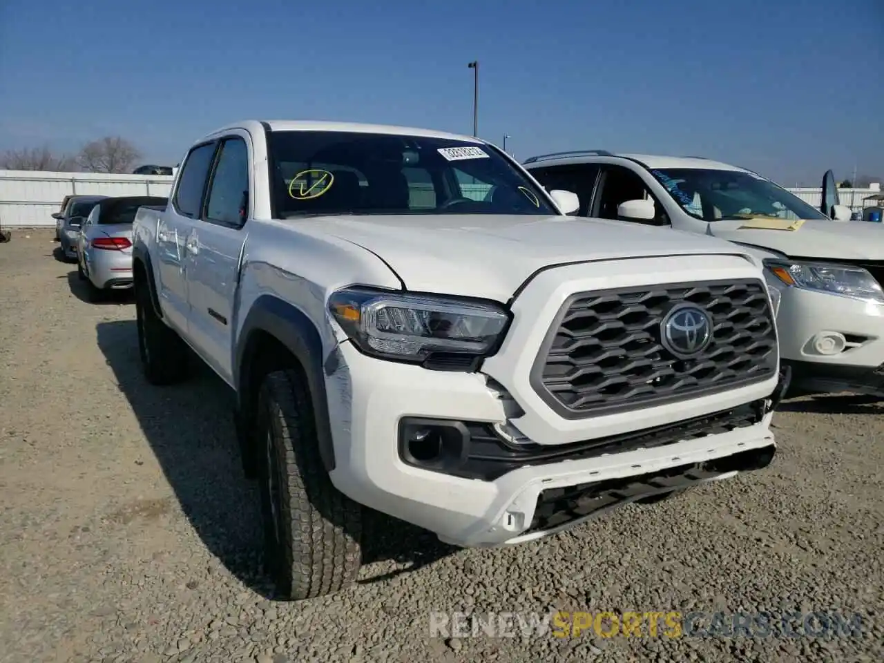 1 Photograph of a damaged car 3TMCZ5AN6MM416020 TOYOTA TACOMA 2021