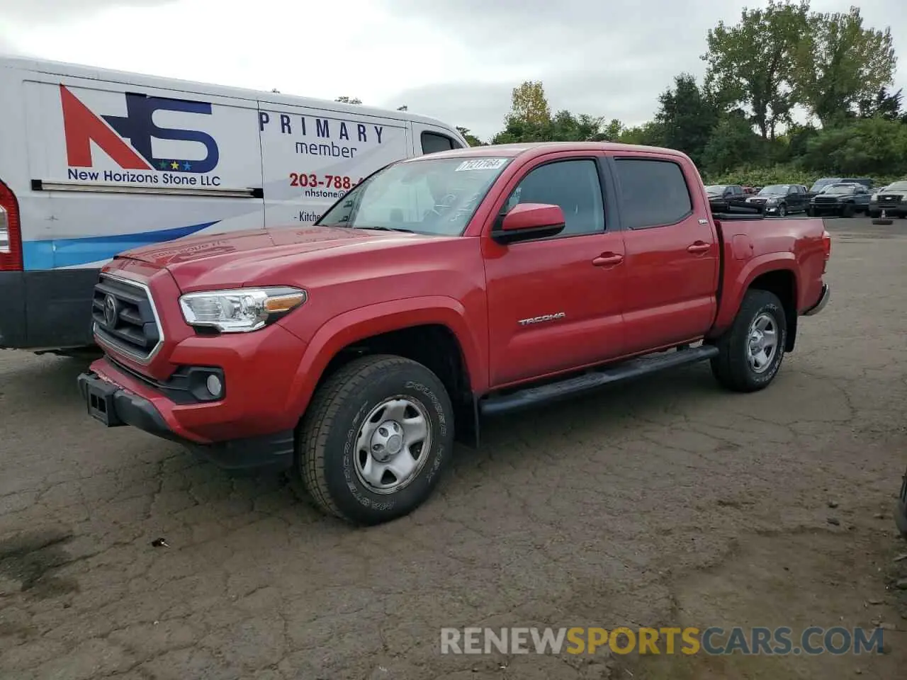1 Photograph of a damaged car 3TMCZ5AN6MM423680 TOYOTA TACOMA 2021