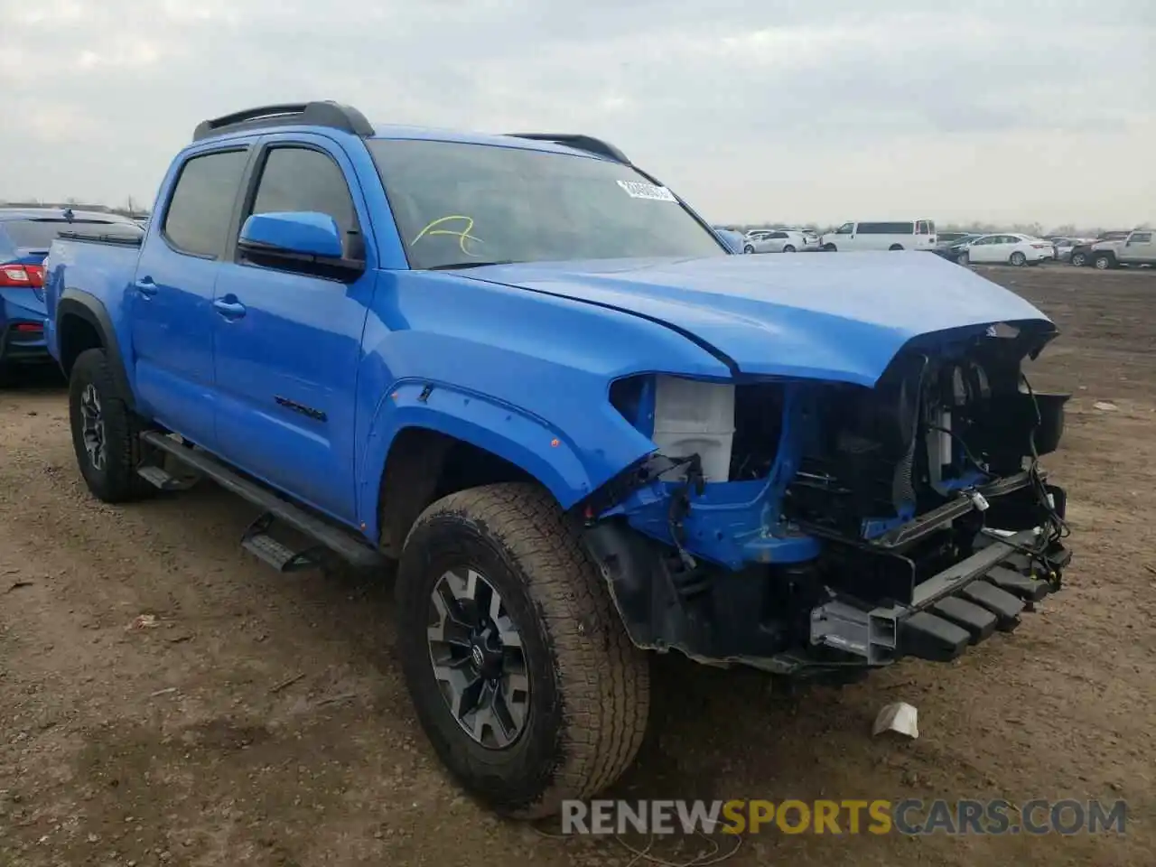 1 Photograph of a damaged car 3TMCZ5AN7MM381519 TOYOTA TACOMA 2021