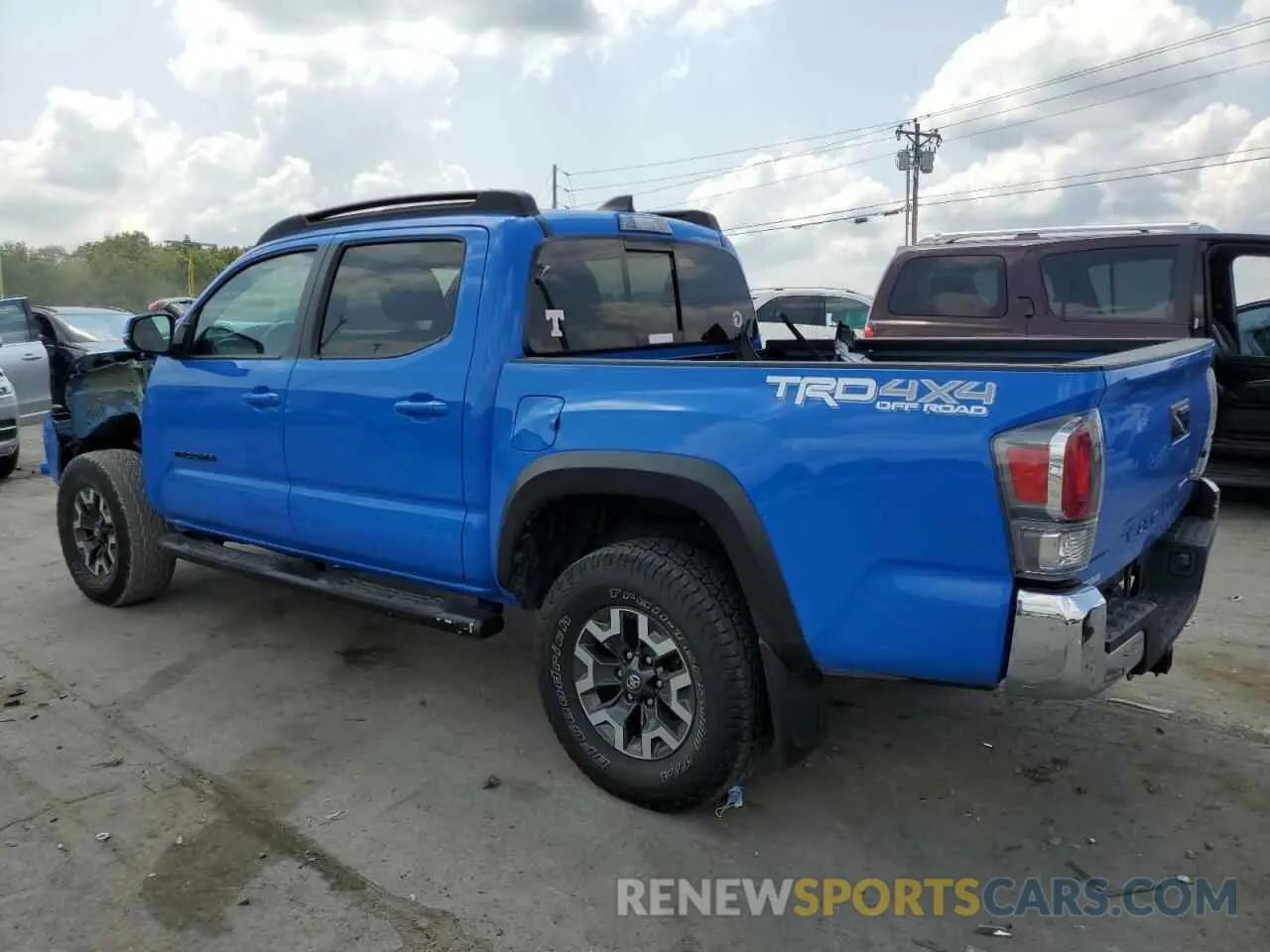 2 Photograph of a damaged car 3TMCZ5AN7MM388566 TOYOTA TACOMA 2021