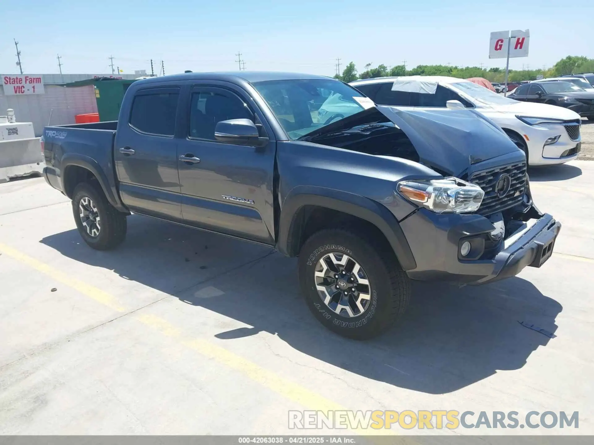 1 Photograph of a damaged car 3TMCZ5AN7MM399387 TOYOTA TACOMA 2021