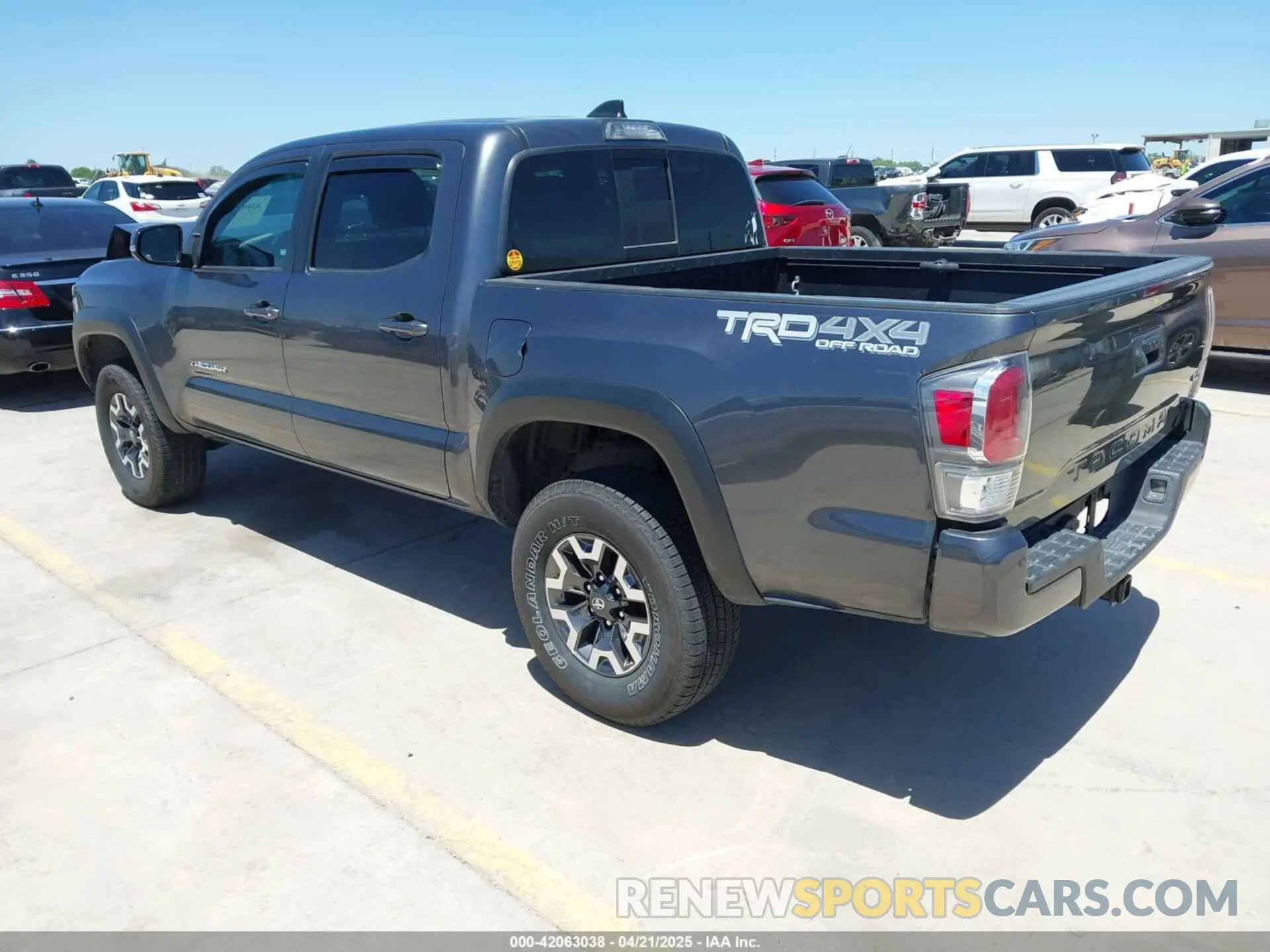 3 Photograph of a damaged car 3TMCZ5AN7MM399387 TOYOTA TACOMA 2021