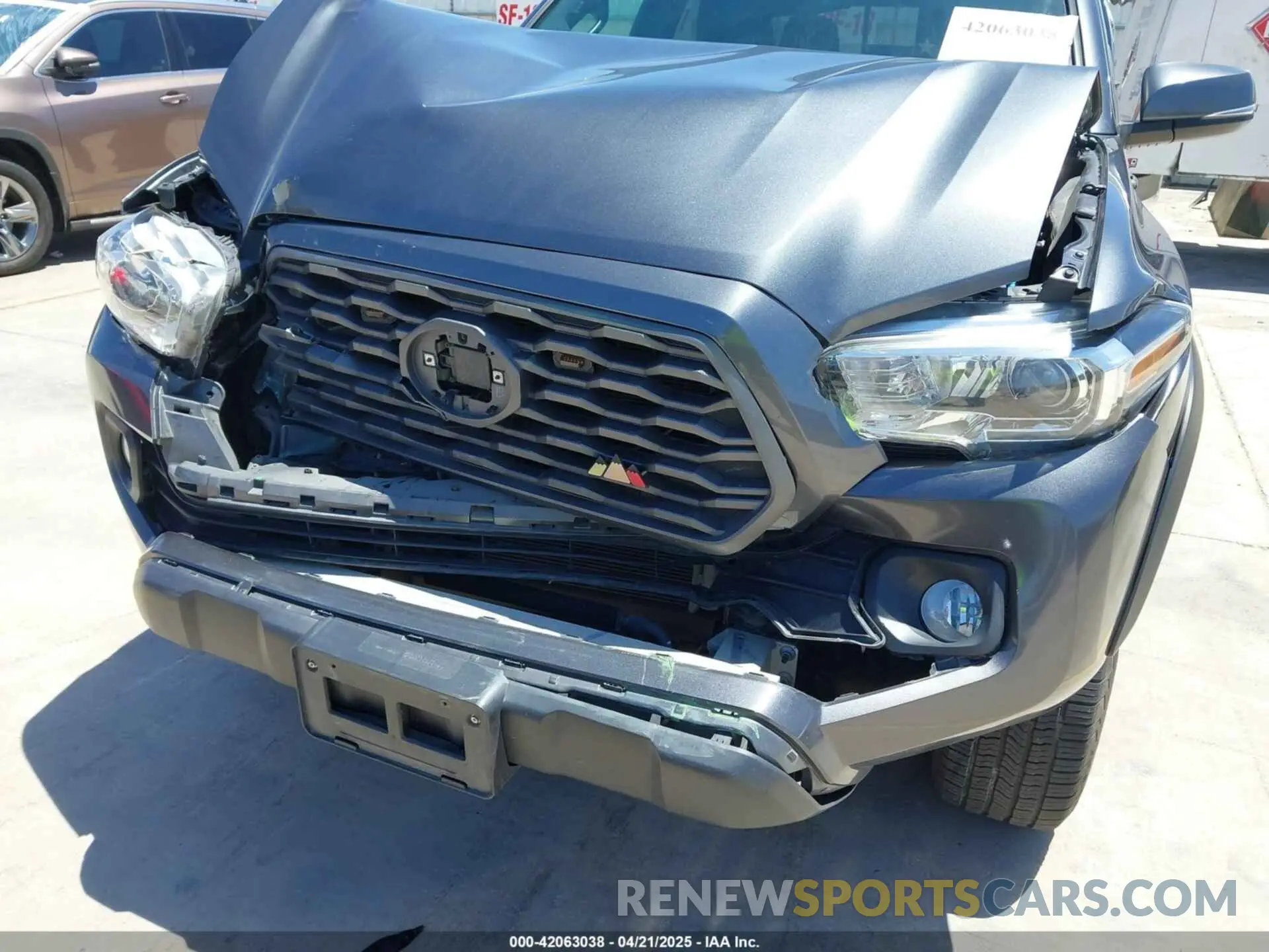 6 Photograph of a damaged car 3TMCZ5AN7MM399387 TOYOTA TACOMA 2021