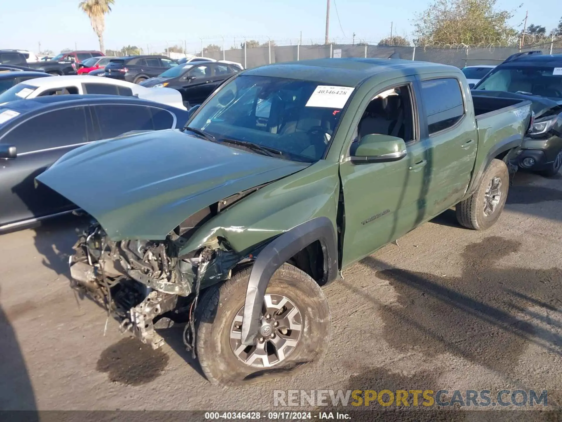 2 Photograph of a damaged car 3TMCZ5AN7MM429584 TOYOTA TACOMA 2021