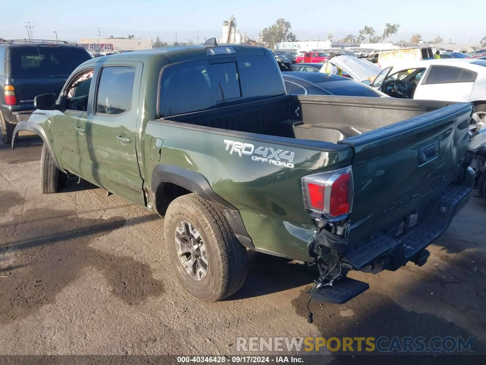 3 Photograph of a damaged car 3TMCZ5AN7MM429584 TOYOTA TACOMA 2021