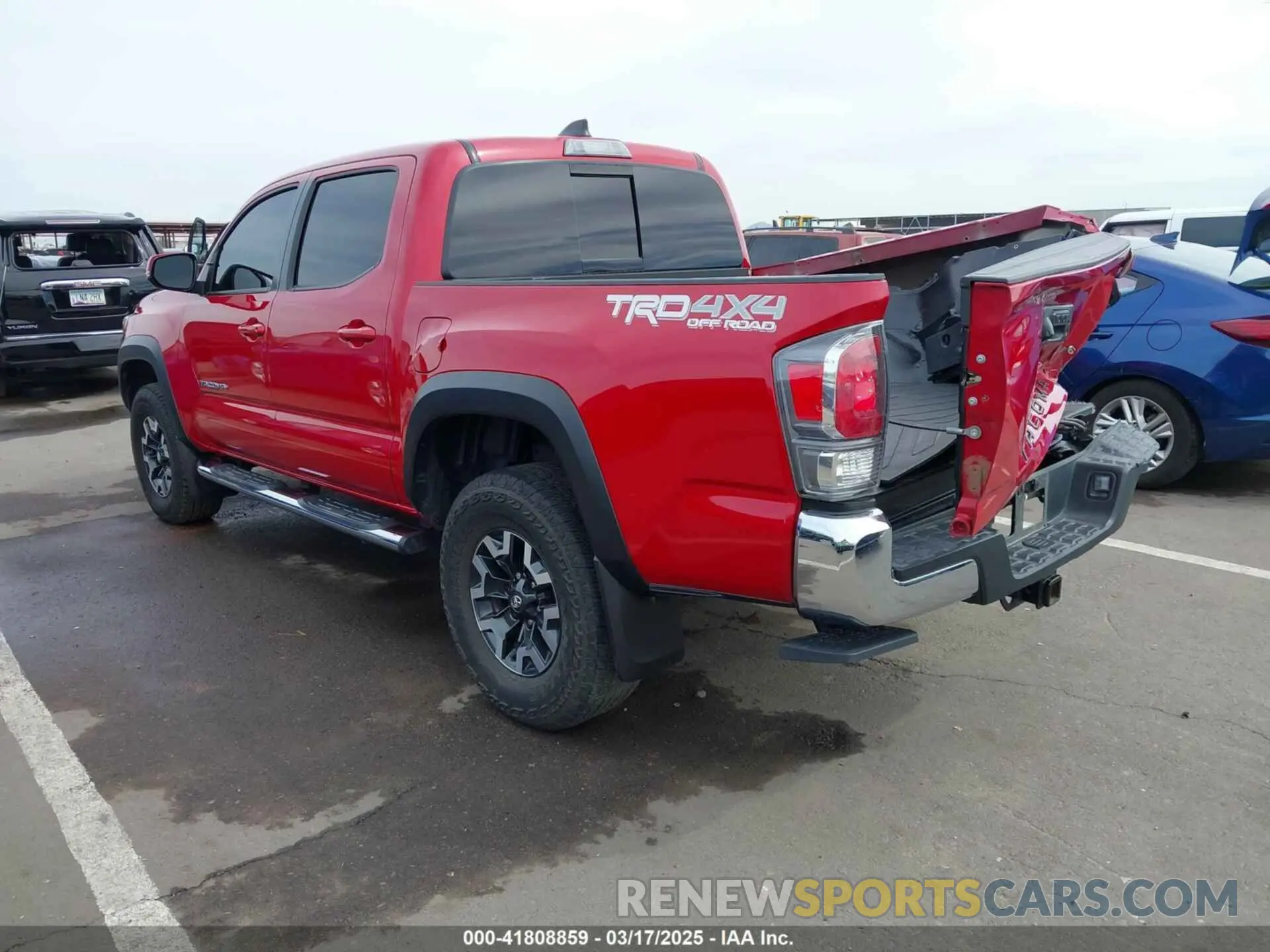3 Photograph of a damaged car 3TMCZ5AN7MM433098 TOYOTA TACOMA 2021