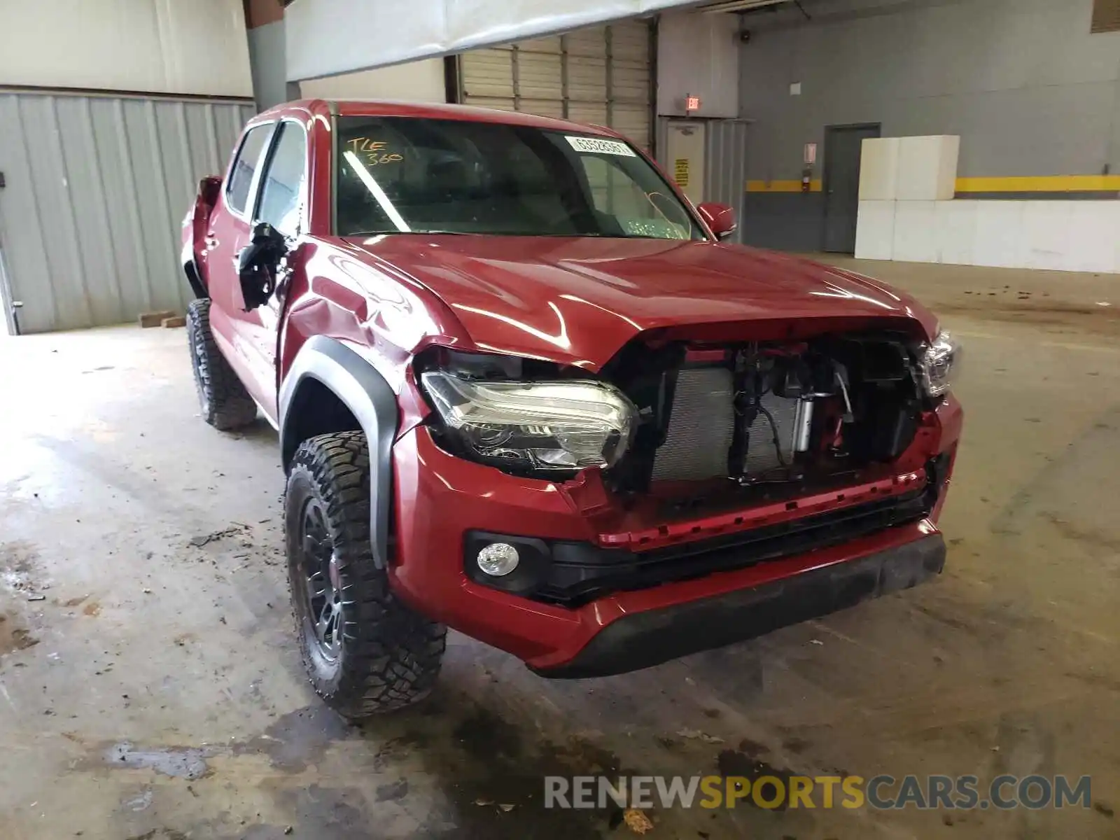 1 Photograph of a damaged car 3TMCZ5AN7MM433179 TOYOTA TACOMA 2021