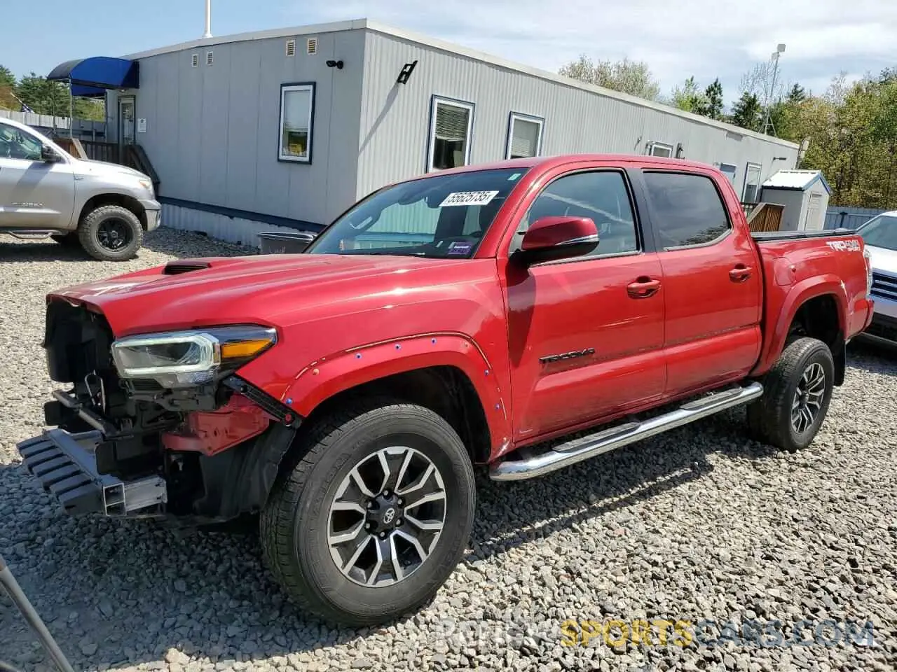 1 Photograph of a damaged car 3TMCZ5AN8MM378483 TOYOTA TACOMA 2021