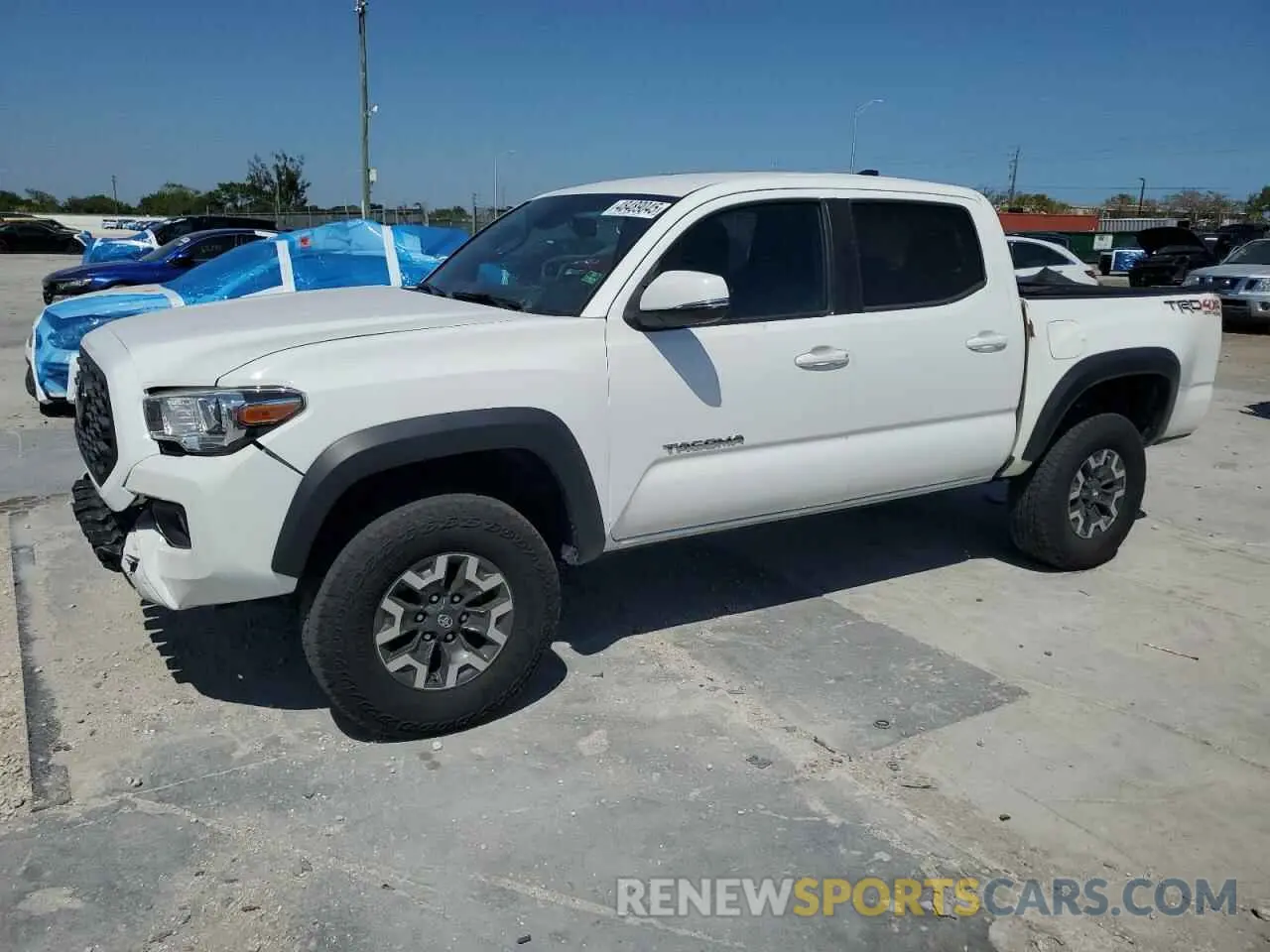 1 Photograph of a damaged car 3TMCZ5AN8MM391881 TOYOTA TACOMA 2021