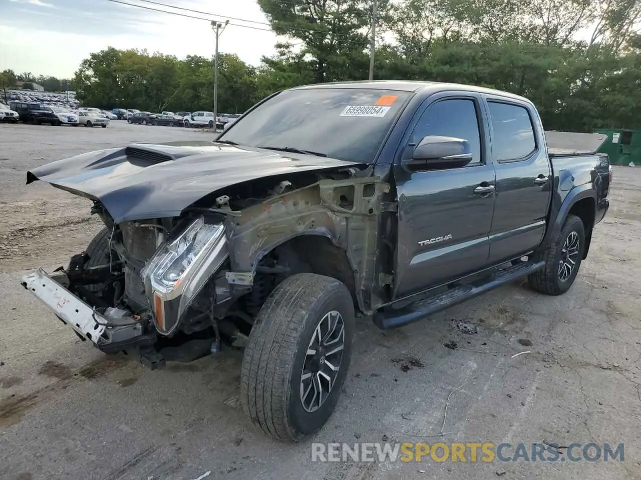 1 Photograph of a damaged car 3TMCZ5AN8MM397275 TOYOTA TACOMA 2021
