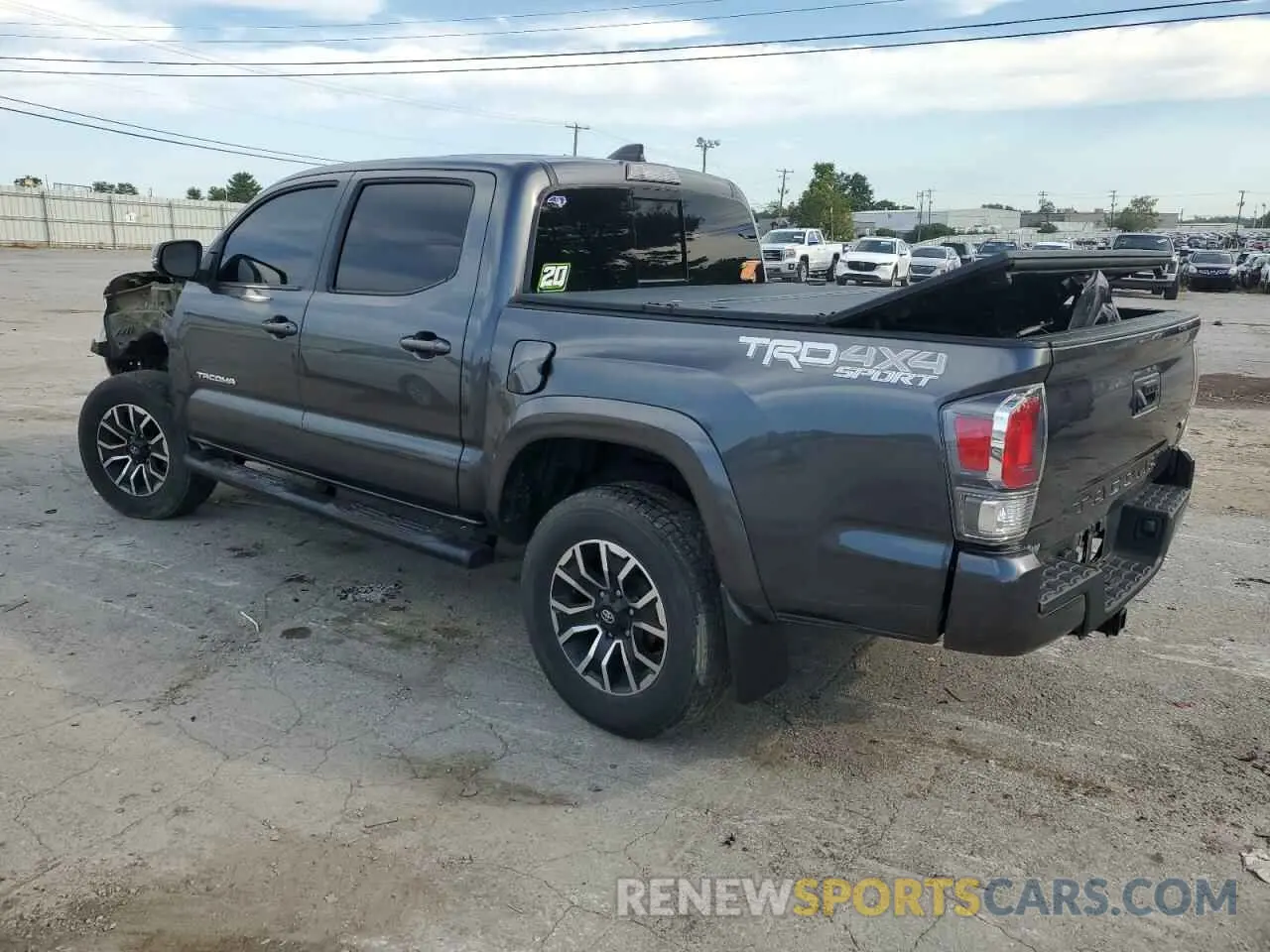 2 Photograph of a damaged car 3TMCZ5AN8MM397275 TOYOTA TACOMA 2021