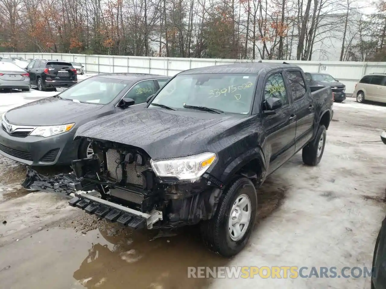 2 Photograph of a damaged car 3TMCZ5AN8MM416116 TOYOTA TACOMA 2021