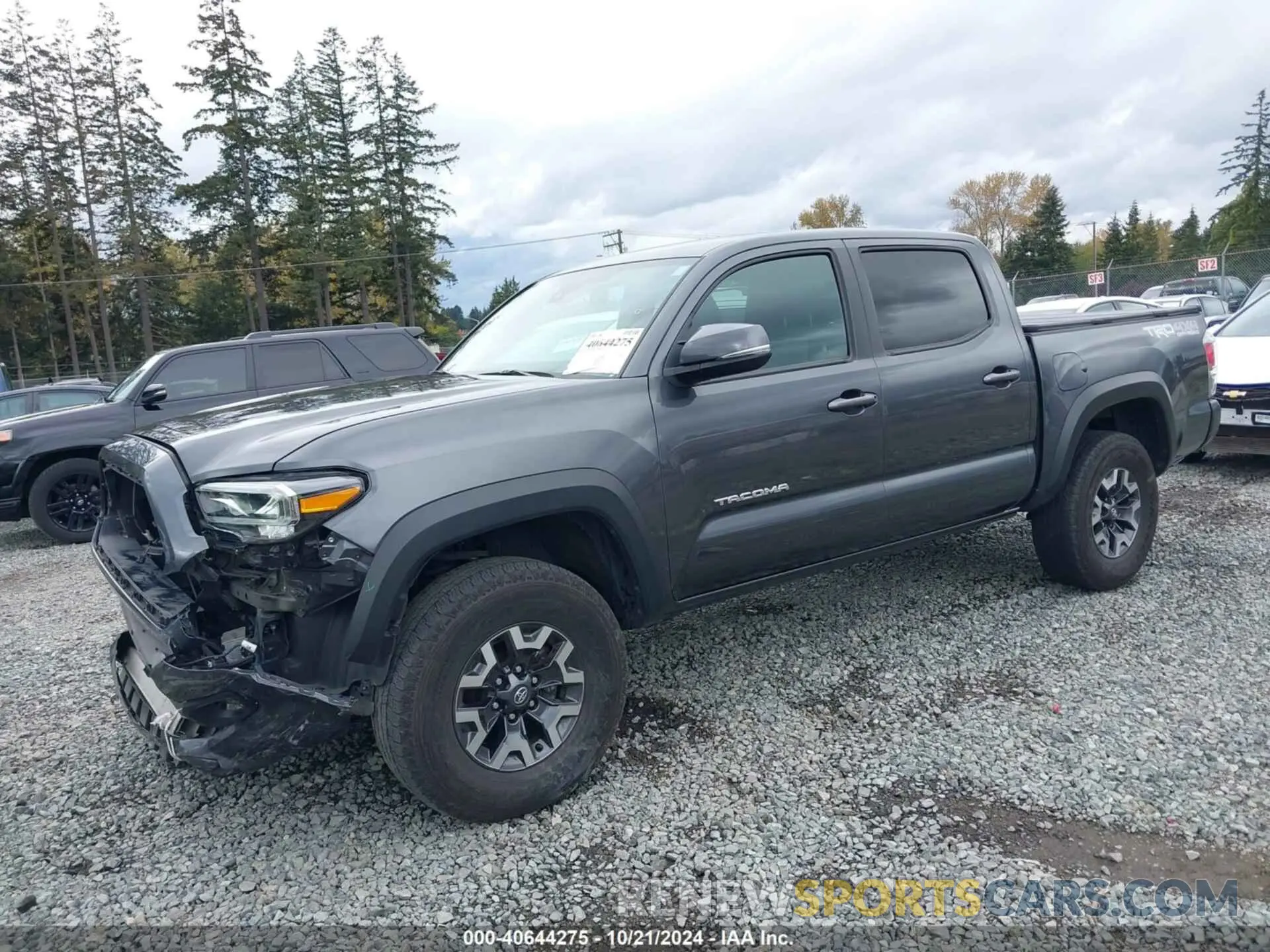 2 Photograph of a damaged car 3TMCZ5AN8MM423759 TOYOTA TACOMA 2021
