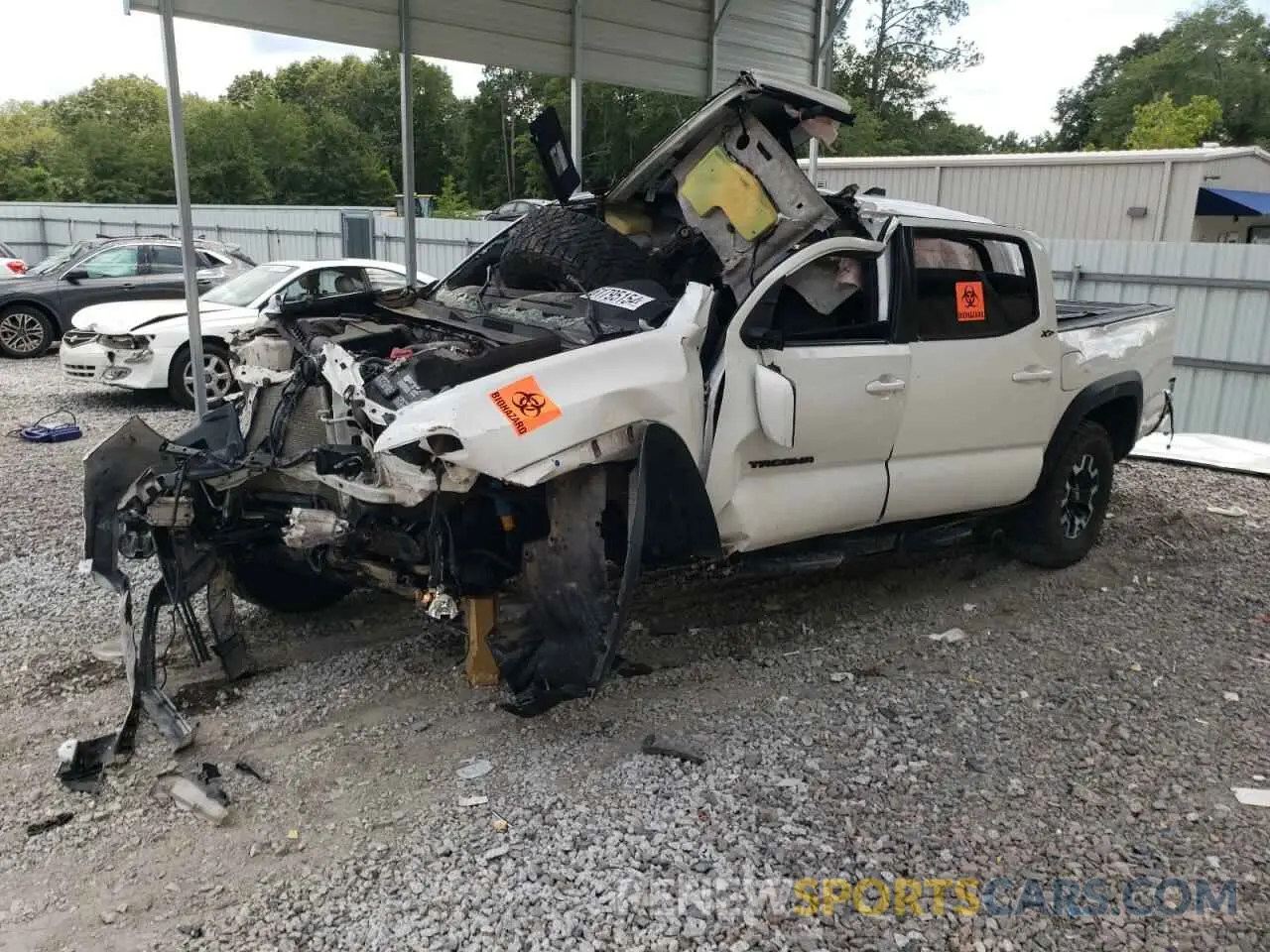 1 Photograph of a damaged car 3TMCZ5AN8MM451903 TOYOTA TACOMA 2021