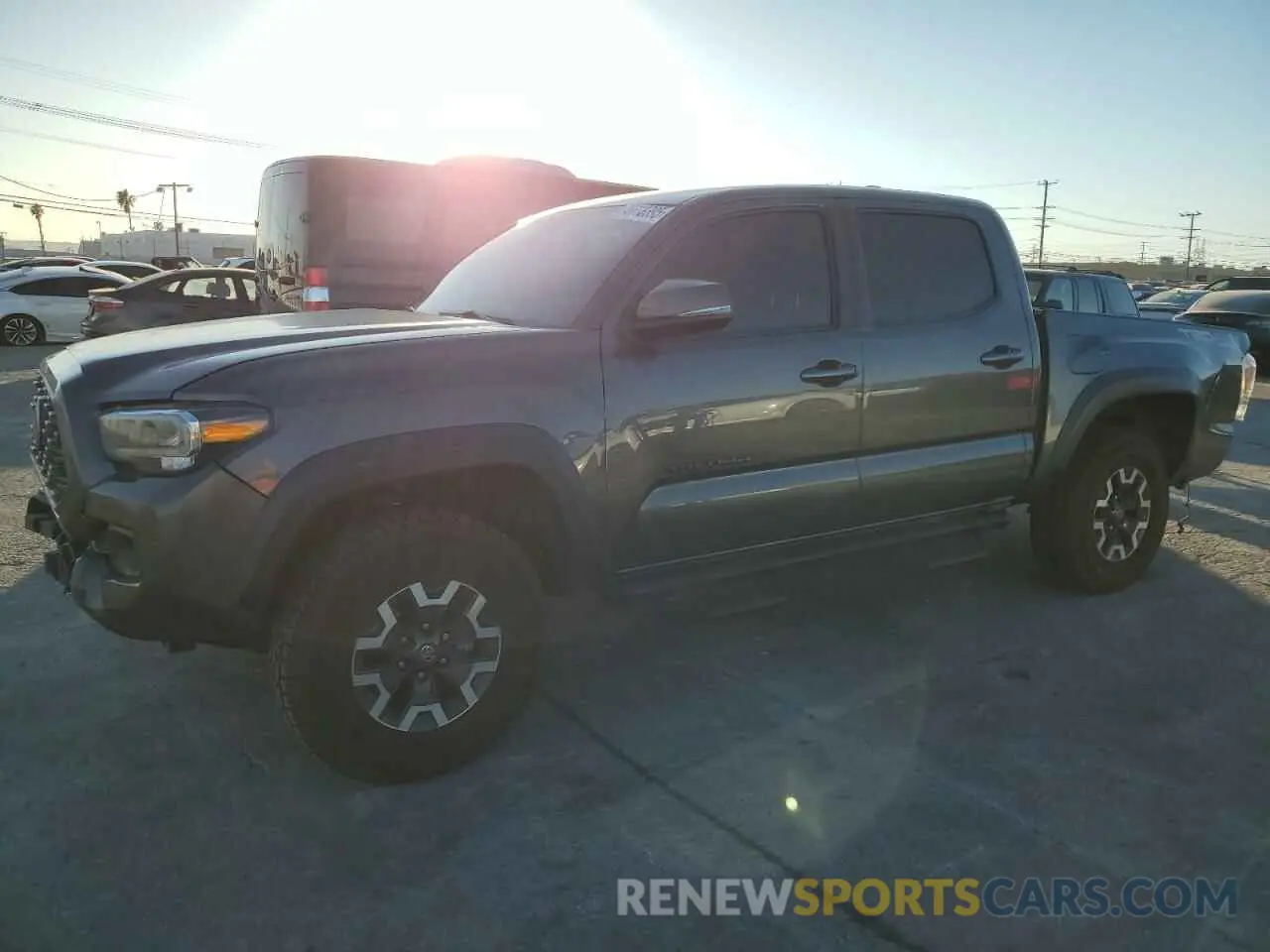 1 Photograph of a damaged car 3TMCZ5AN8MM453084 TOYOTA TACOMA 2021