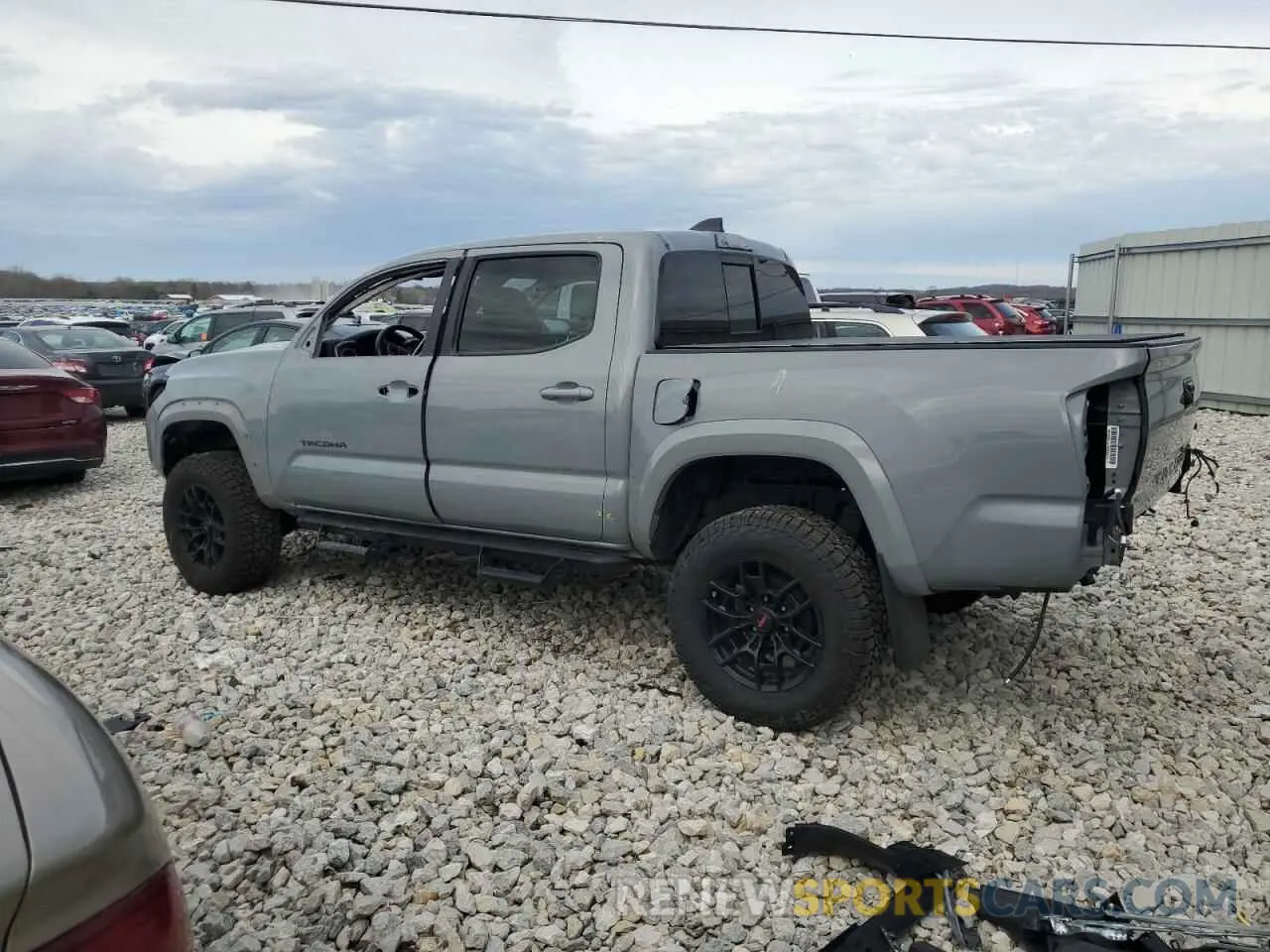 2 Photograph of a damaged car 3TMCZ5AN9MM374491 TOYOTA TACOMA 2021