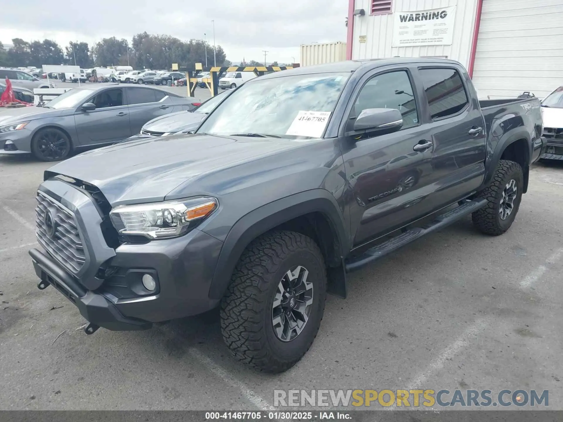 2 Photograph of a damaged car 3TMCZ5AN9MM397611 TOYOTA TACOMA 2021