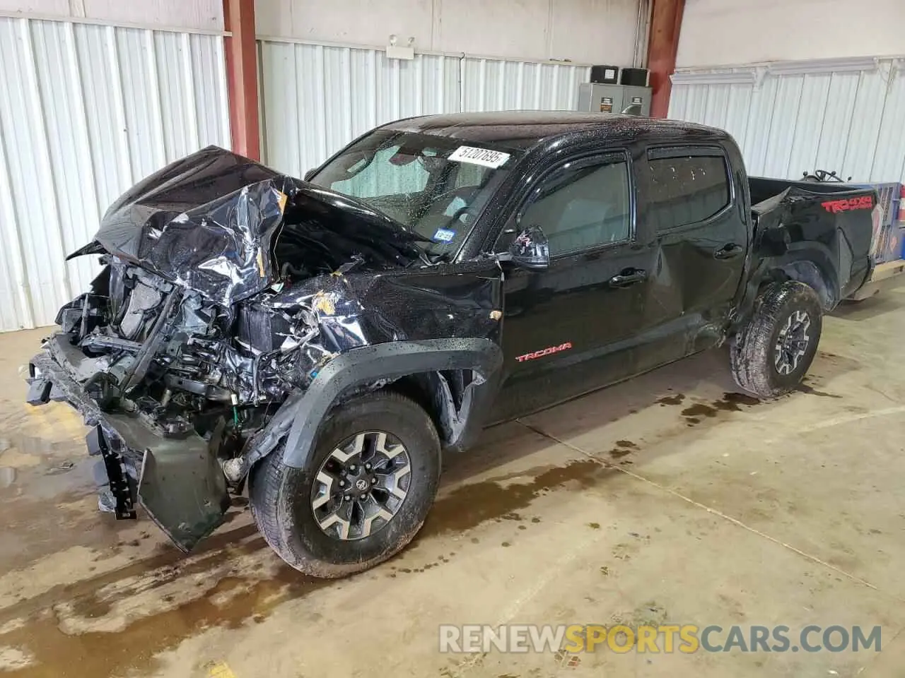 1 Photograph of a damaged car 3TMCZ5AN9MM422264 TOYOTA TACOMA 2021