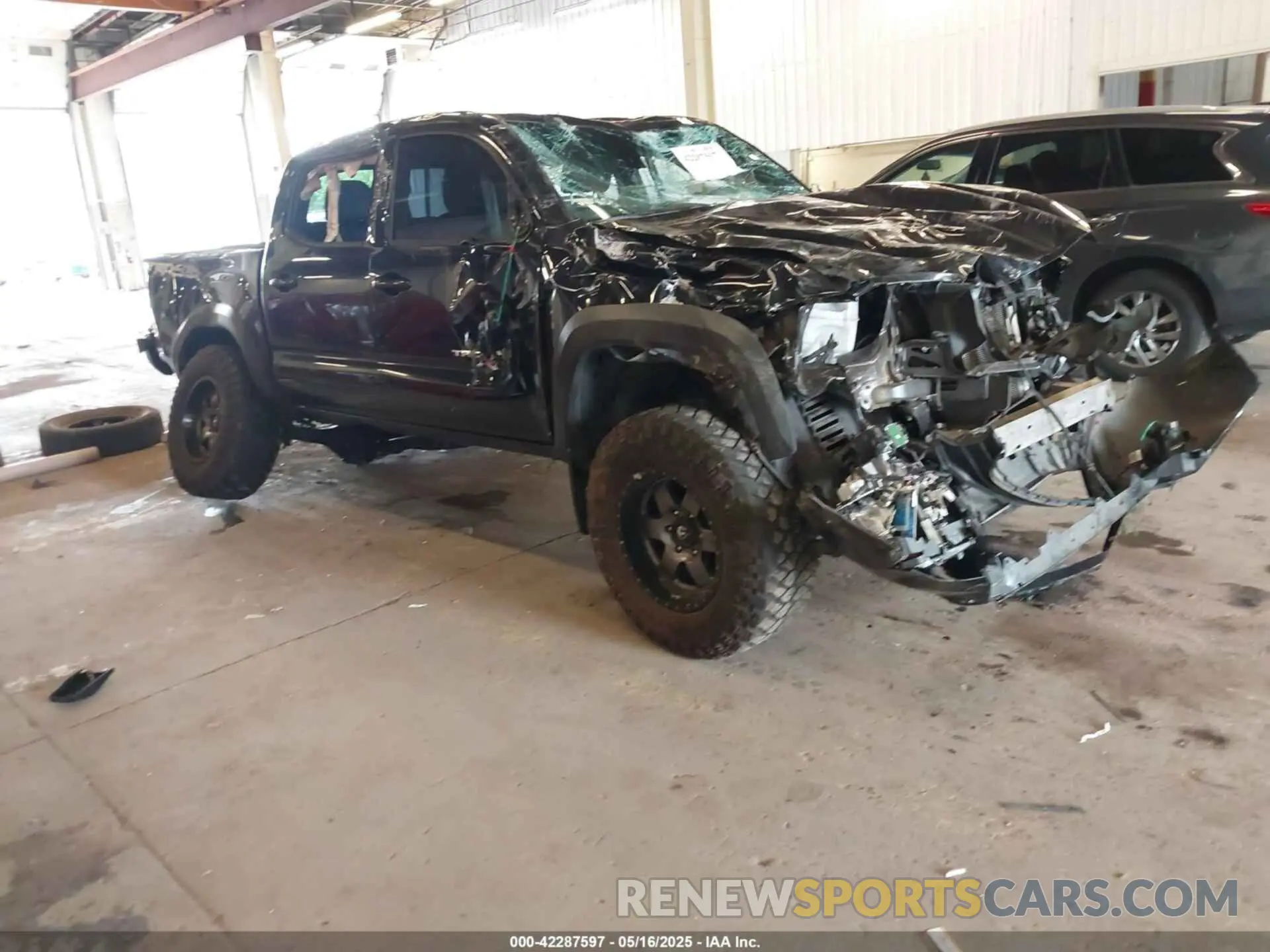 1 Photograph of a damaged car 3TMCZ5ANXMM370093 TOYOTA TACOMA 2021