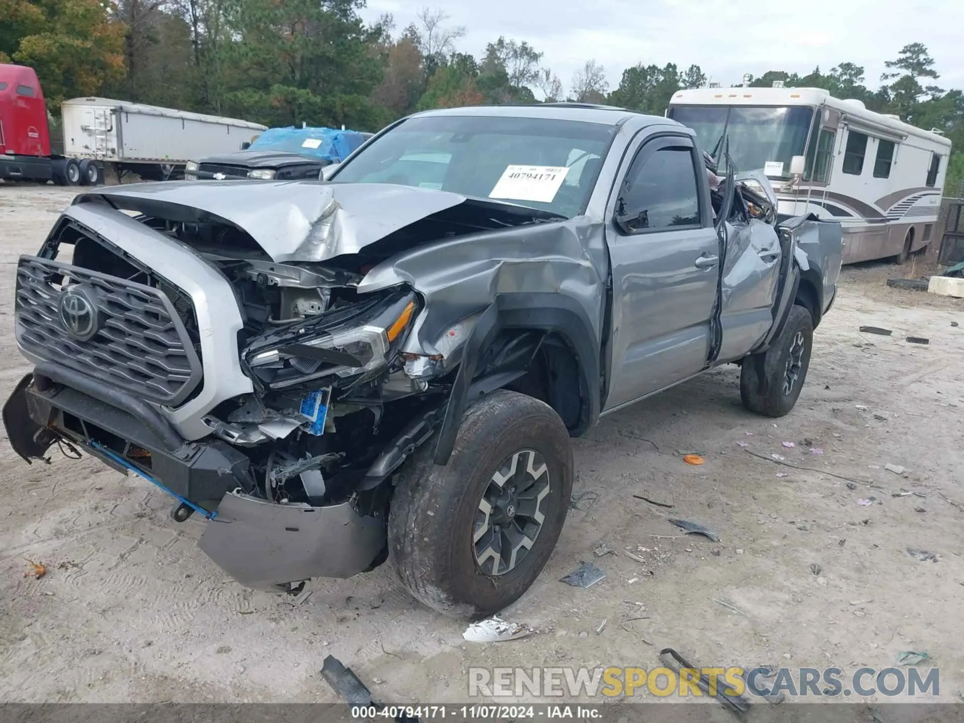 2 Photograph of a damaged car 3TMCZ5ANXMM372426 TOYOTA TACOMA 2021