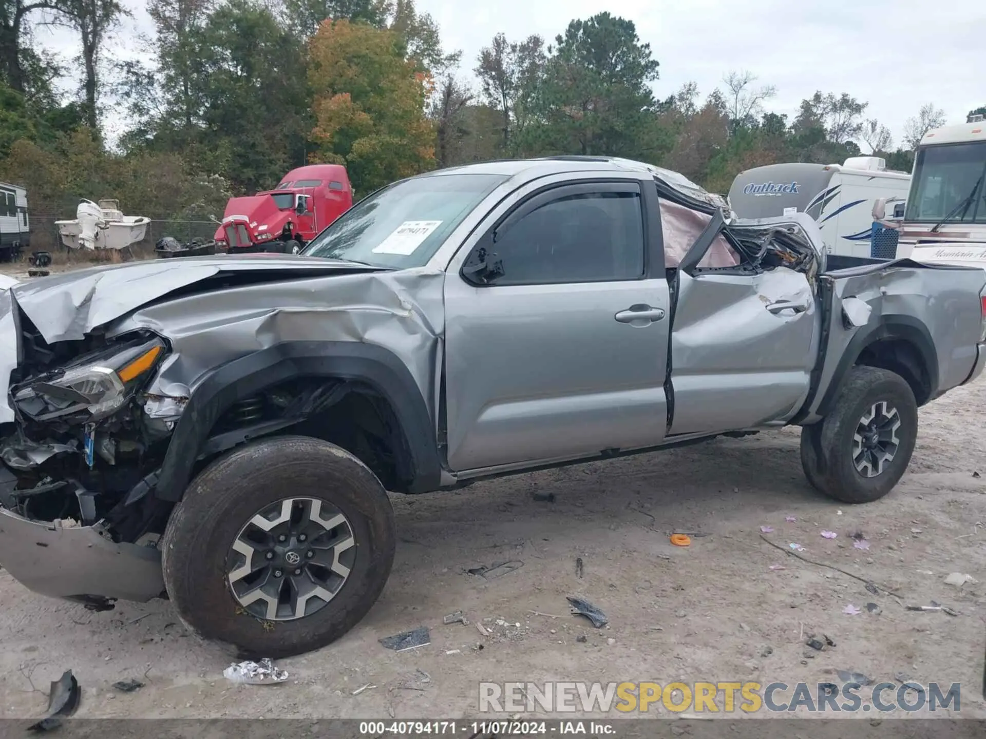6 Photograph of a damaged car 3TMCZ5ANXMM372426 TOYOTA TACOMA 2021
