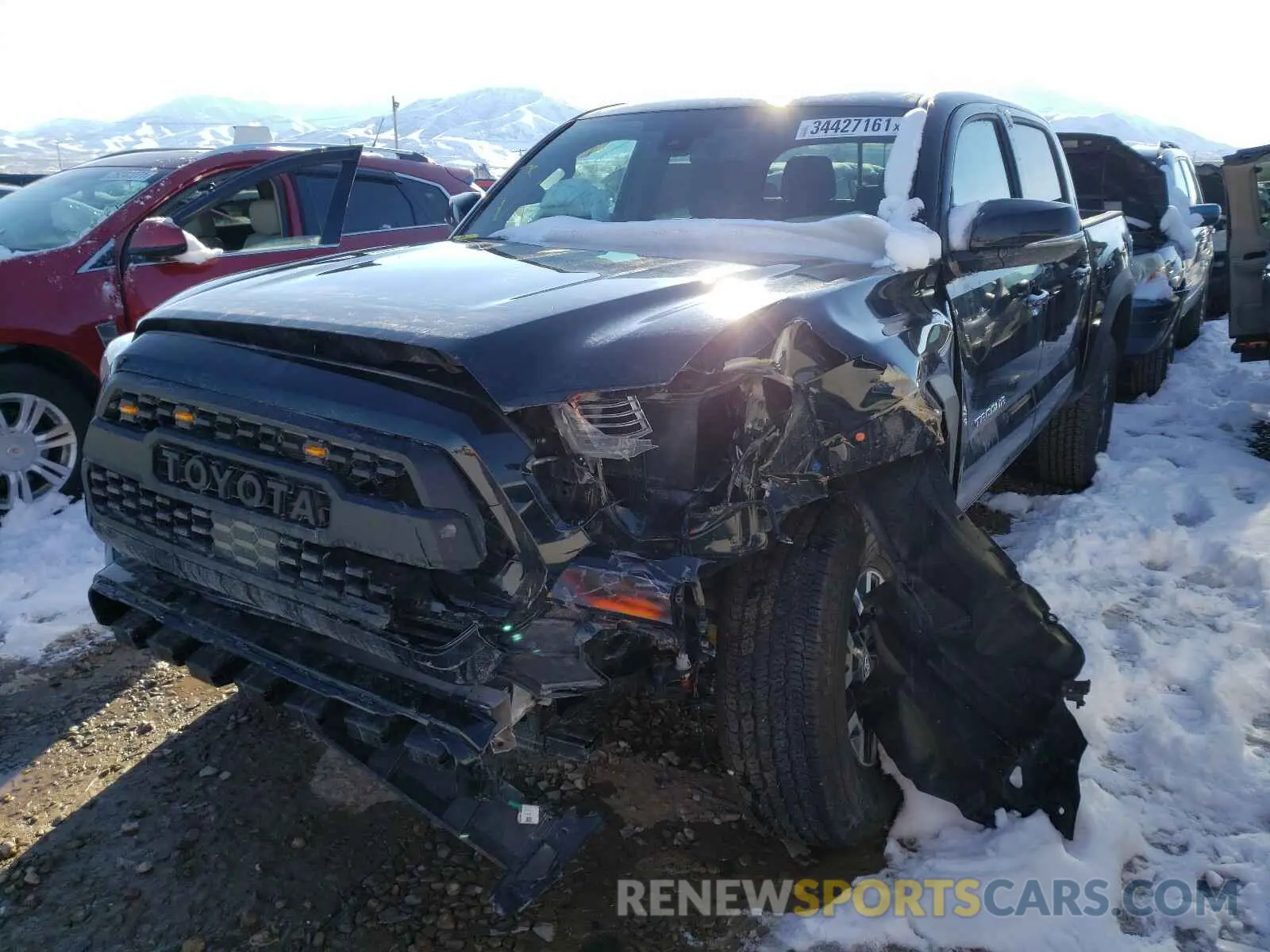 2 Photograph of a damaged car 3TMCZ5ANXMM392546 TOYOTA TACOMA 2021