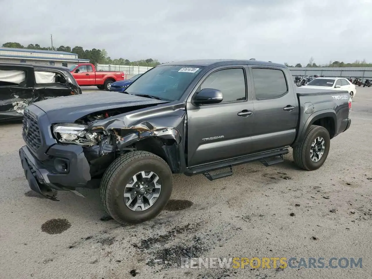 1 Photograph of a damaged car 3TMCZ5ANXMM433788 TOYOTA TACOMA 2021